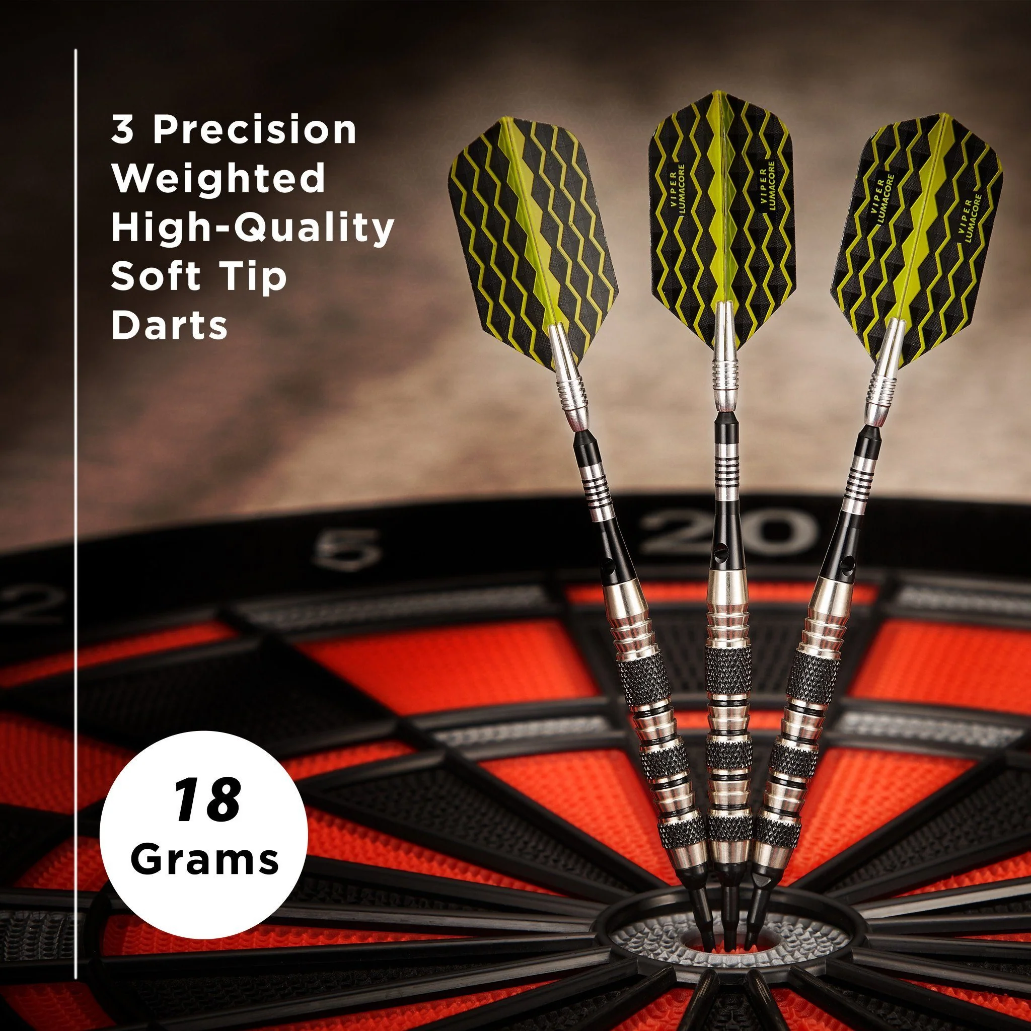 [OPEN BOX]  Viper The Freak Darts Soft Tip Darts Knurled and Shark Fin Barrel - Image 8