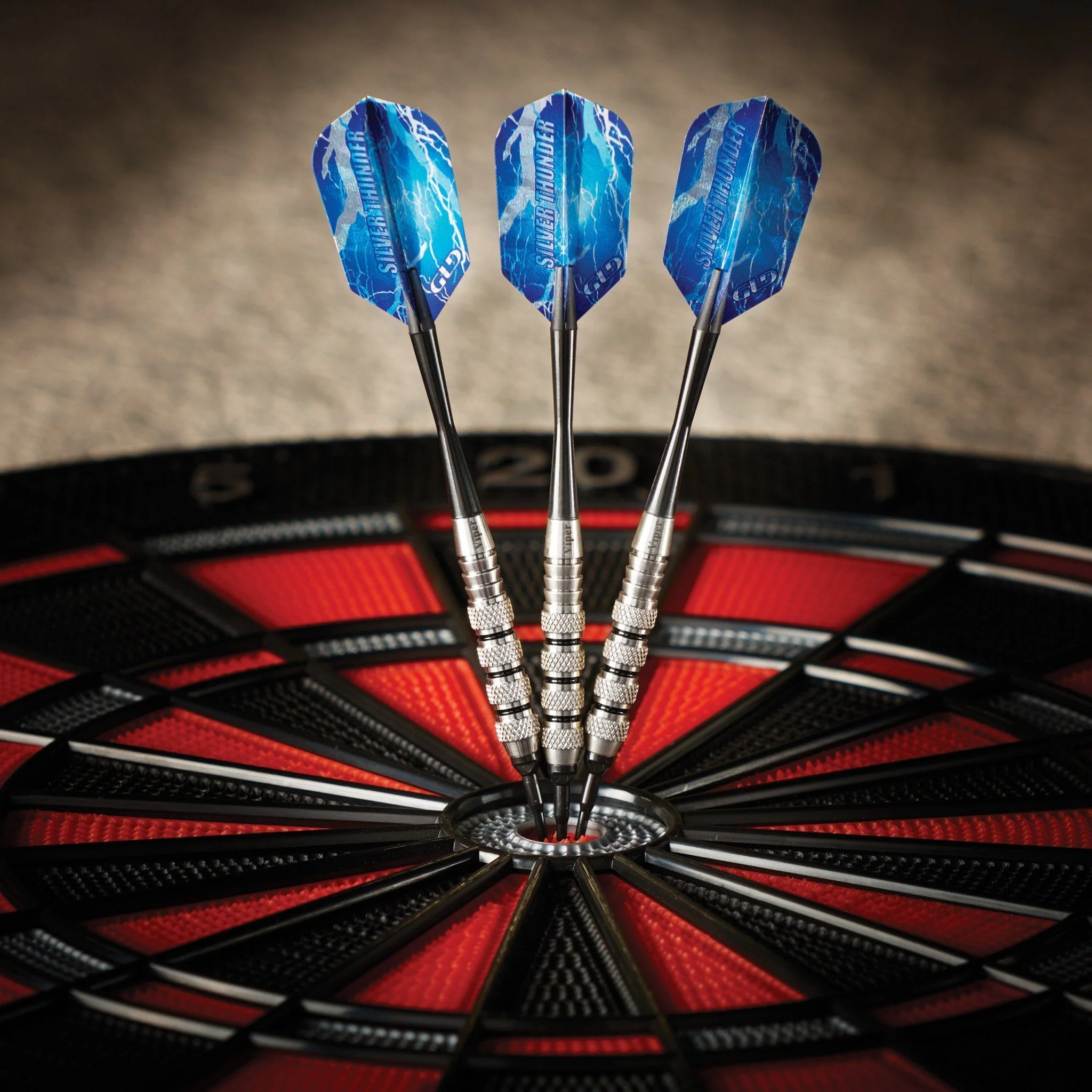 [OPEN BOX]  Viper Silver Thunder Darts Soft Tip Darts 4 Knurled Rings 16 Grams - Image 2