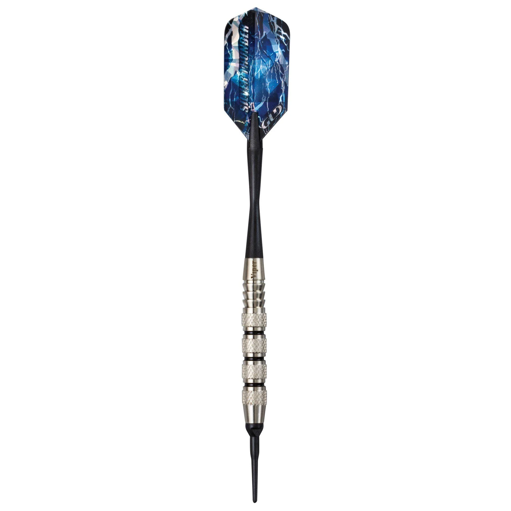 [OPEN BOX]  Viper Silver Thunder Darts Soft Tip Darts 4 Knurled Rings 16 Grams - Image 4