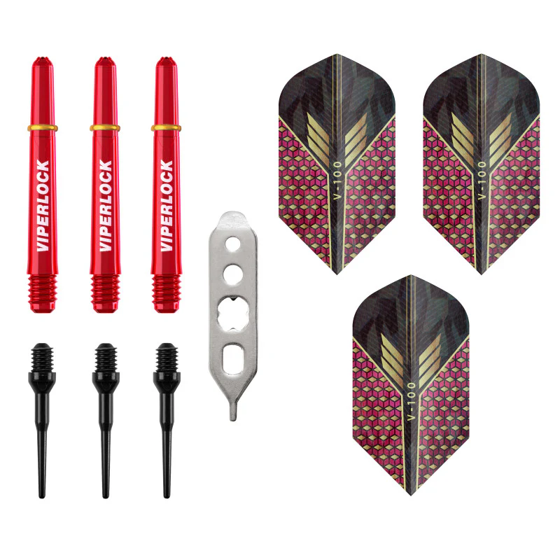 [OPEN BOX] Viper Wizard Red and Black Soft Tip Darts 20 Grams - Image 2