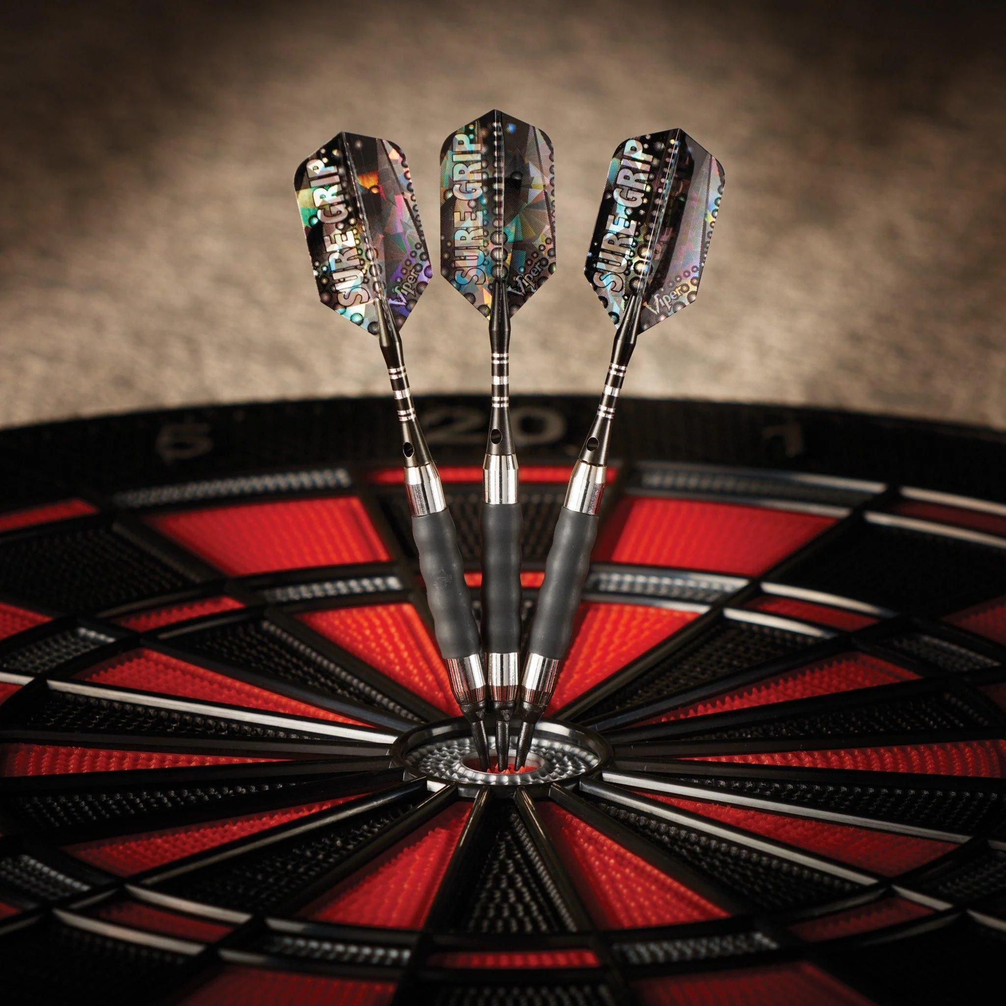 [OPEN BOX]  Viper Sure Grip Darts Black Soft Tip Darts - Image 2