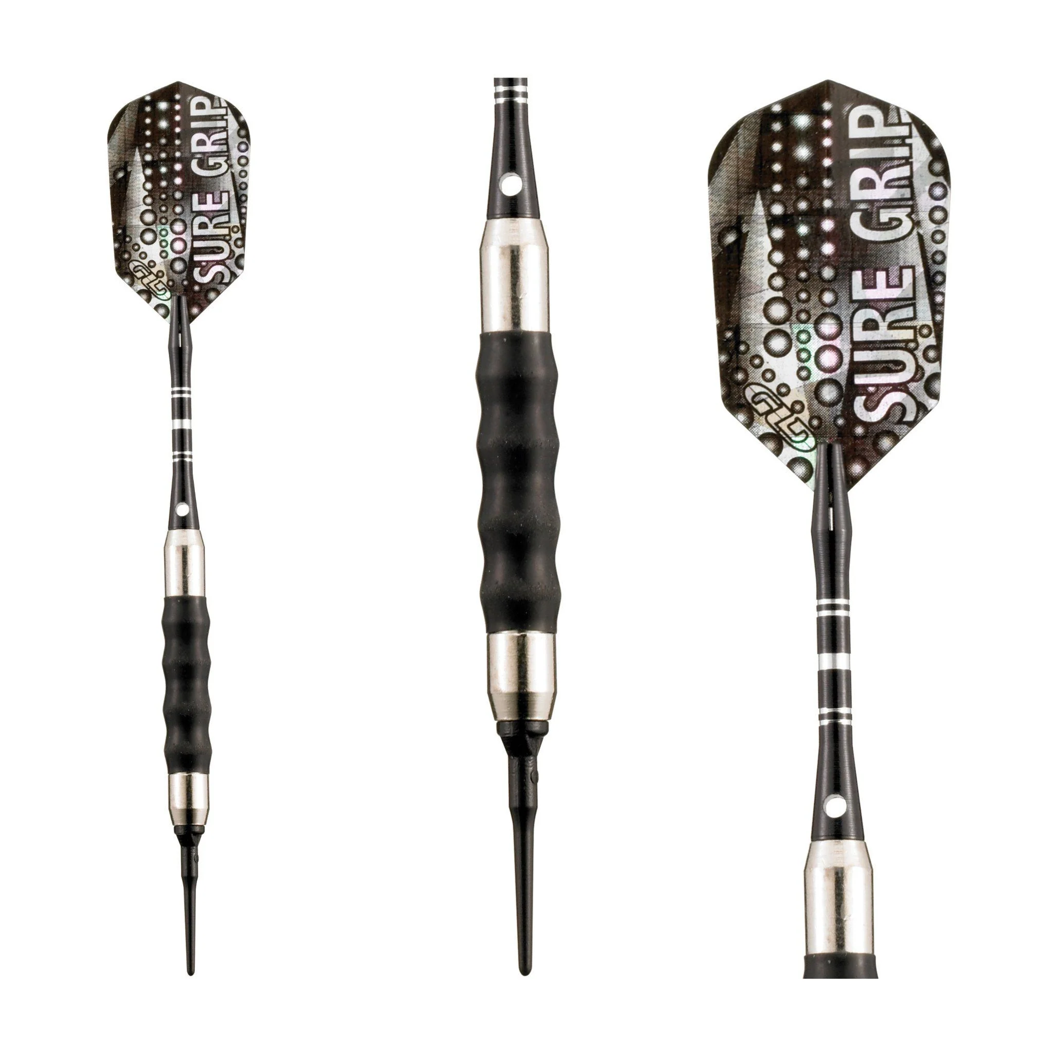 [OPEN BOX]  Viper Sure Grip Darts Black Soft Tip Darts - Image 3