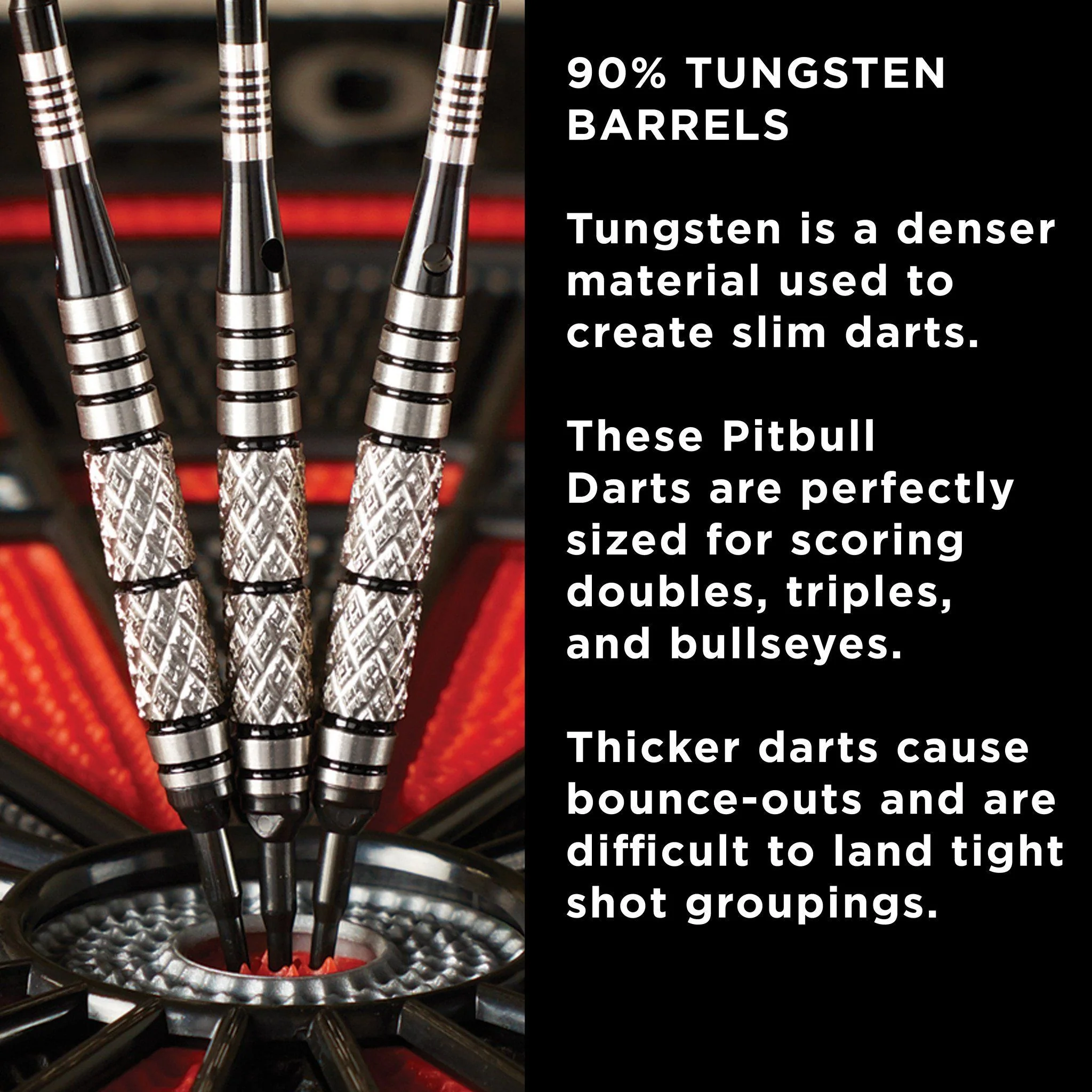 [OPEN BOX]  Viper Pitbull Darts 90% Tungsten Soft Tip Darts Diamond Cut and Ringed Barrel 18 Grams - Image 5