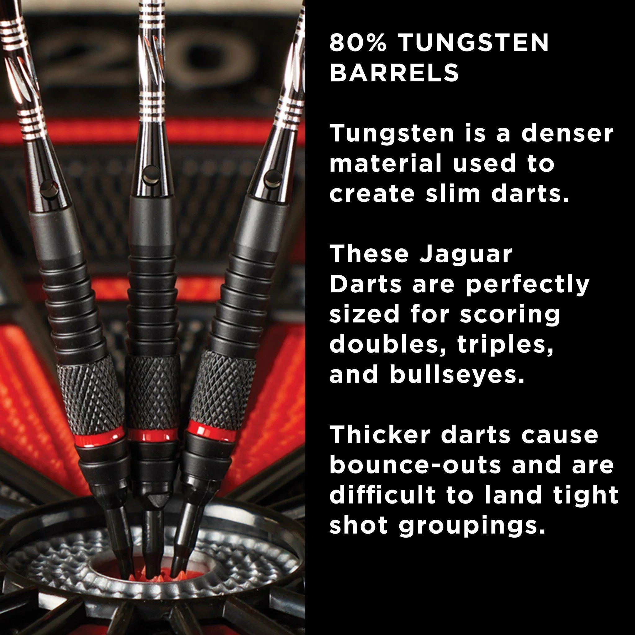 [OPEN BOX]  Viper Jaguar Darts 80% Tungsten Soft Tip Darts 1 Small Knurled Ring 18 Grams - Image 5