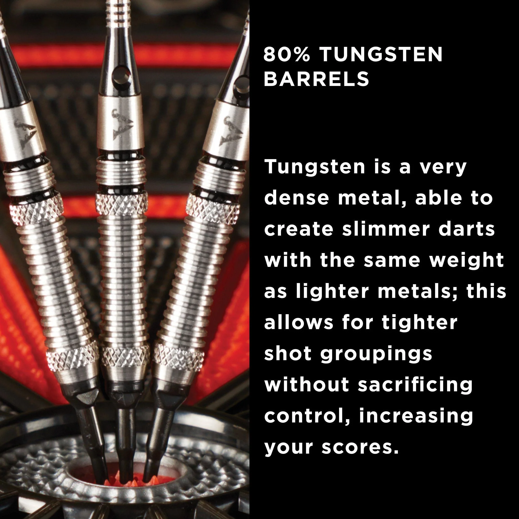 [OPEN BOX]  Viper Grim Reaper Darts 80% Tungsten Soft Tip Darts Grooved Barrel 18 Grams - Image 5