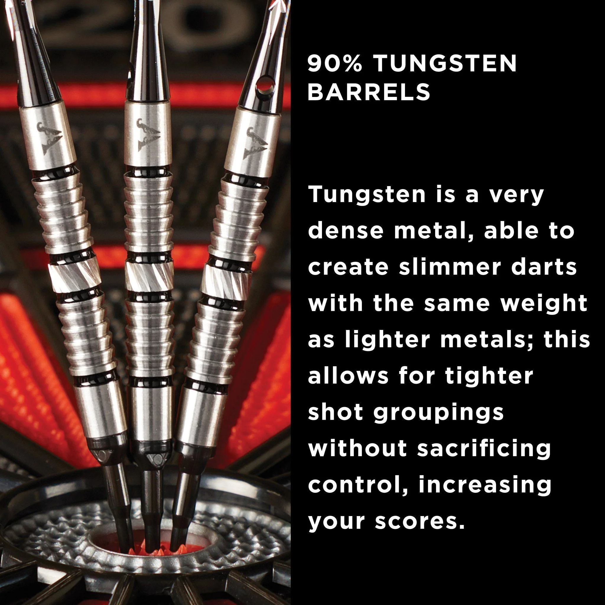 [OPEN BOX]  Viper Element Darts 90% Tungsten Soft Tip Darts Shark Fin Barrel 18 Grams - Image 5