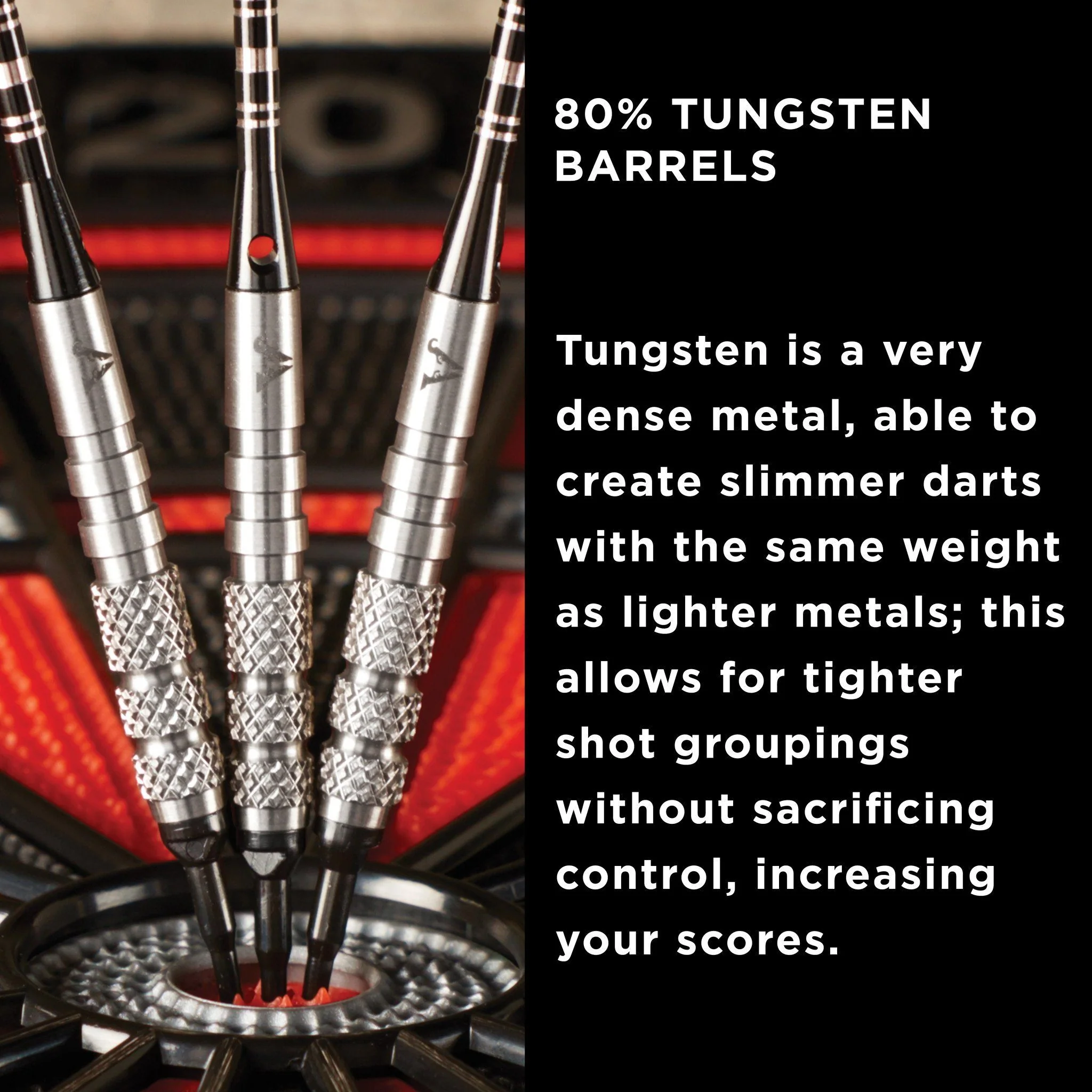 [OPEN BOX]  Viper Bully Darts 80% Tungsten Soft Tip Darts 3 Knurled Rings 18 Grams - Image 5