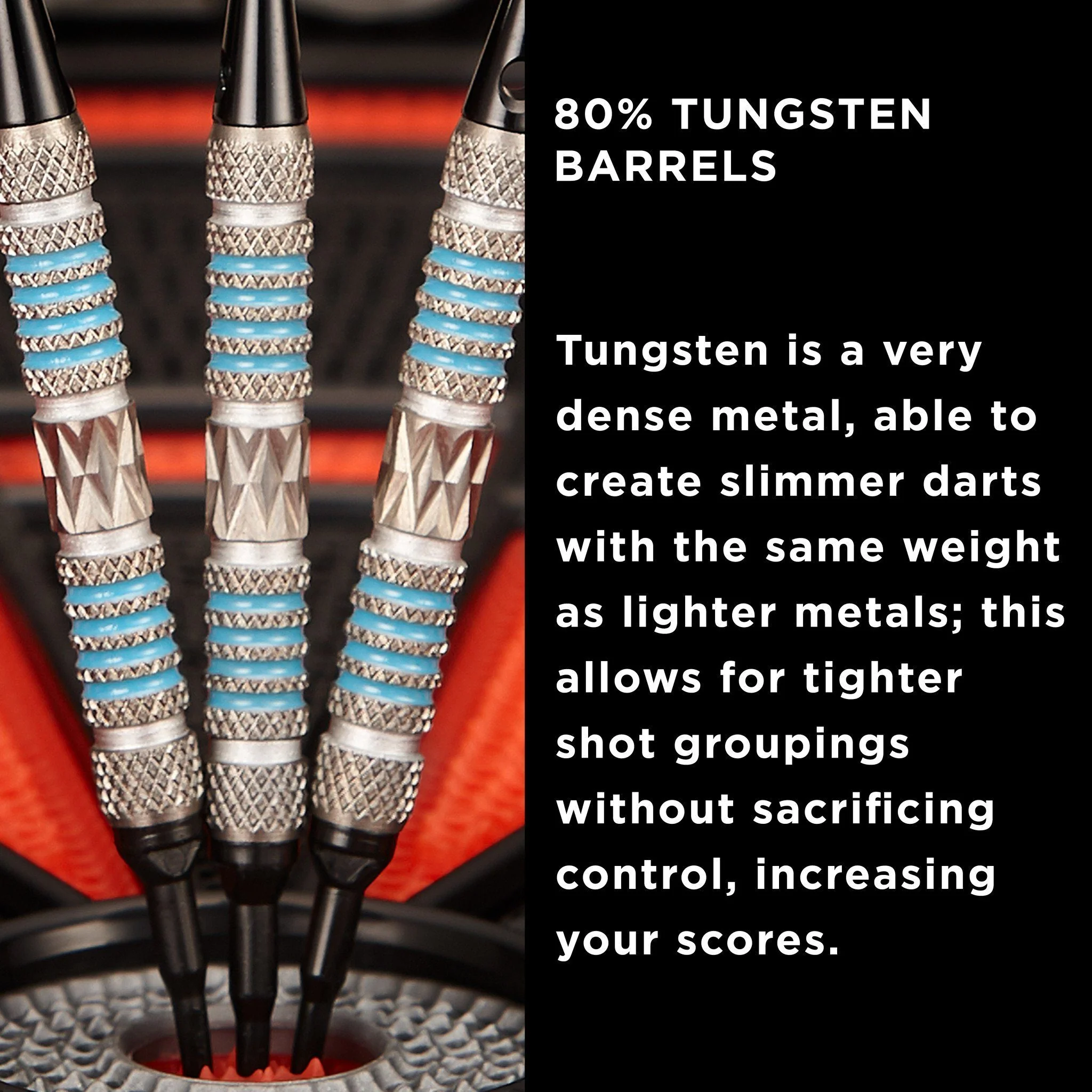 [OPEN BOX]  Viper Astro Darts 80% Tungsten Soft Tip Darts Blue Rings 16 Grams - Image 5