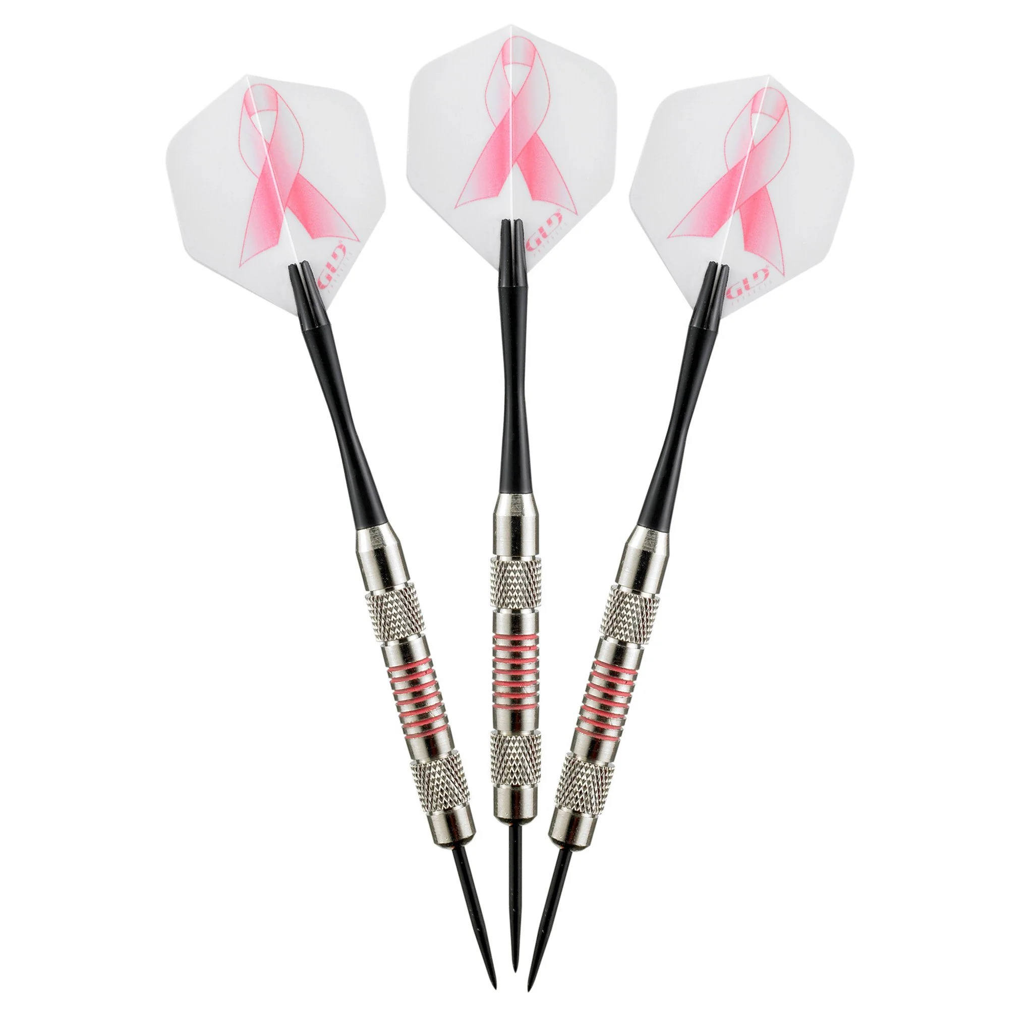 [OPEN BOX]  Fat Cat Breast Cancer Steel Tip Dart Set 20 Grams - Image 3