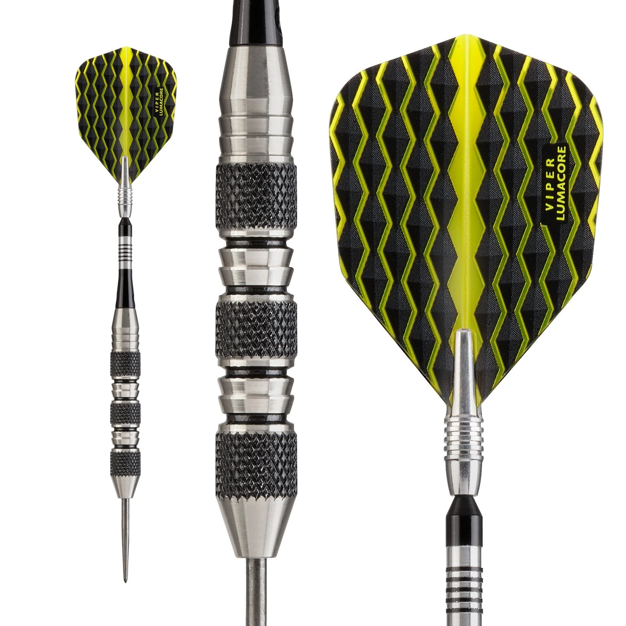 [OPEN BOX]  Viper The Freak Darts Steel Tip Darts Knurled and Shark Fin Barrel 22 Grams - Image 3