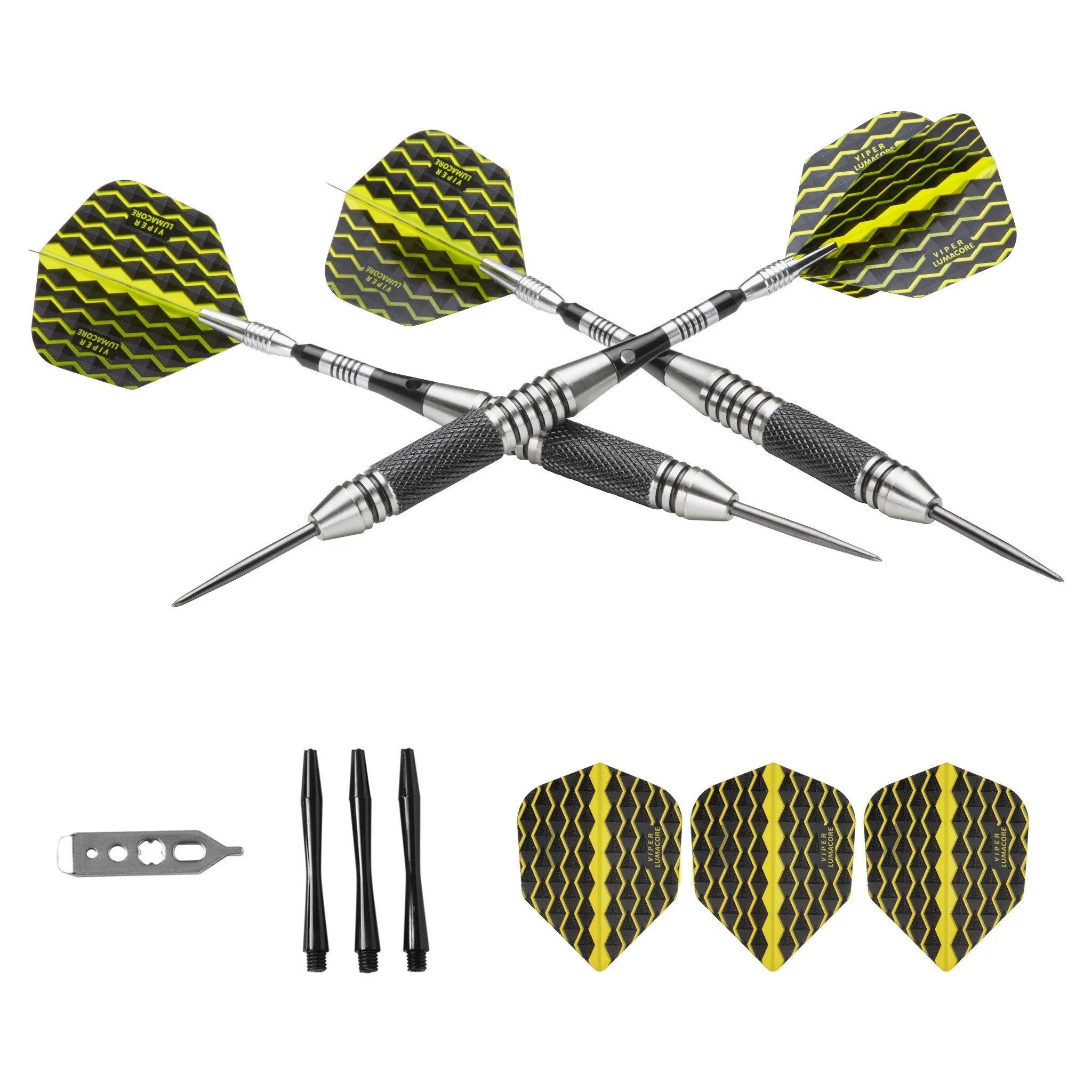 [OPEN BOX]  Viper The Freak Darts Steel Tip Darts Knurled and Grooved Barrel 22 Grams - Image 4