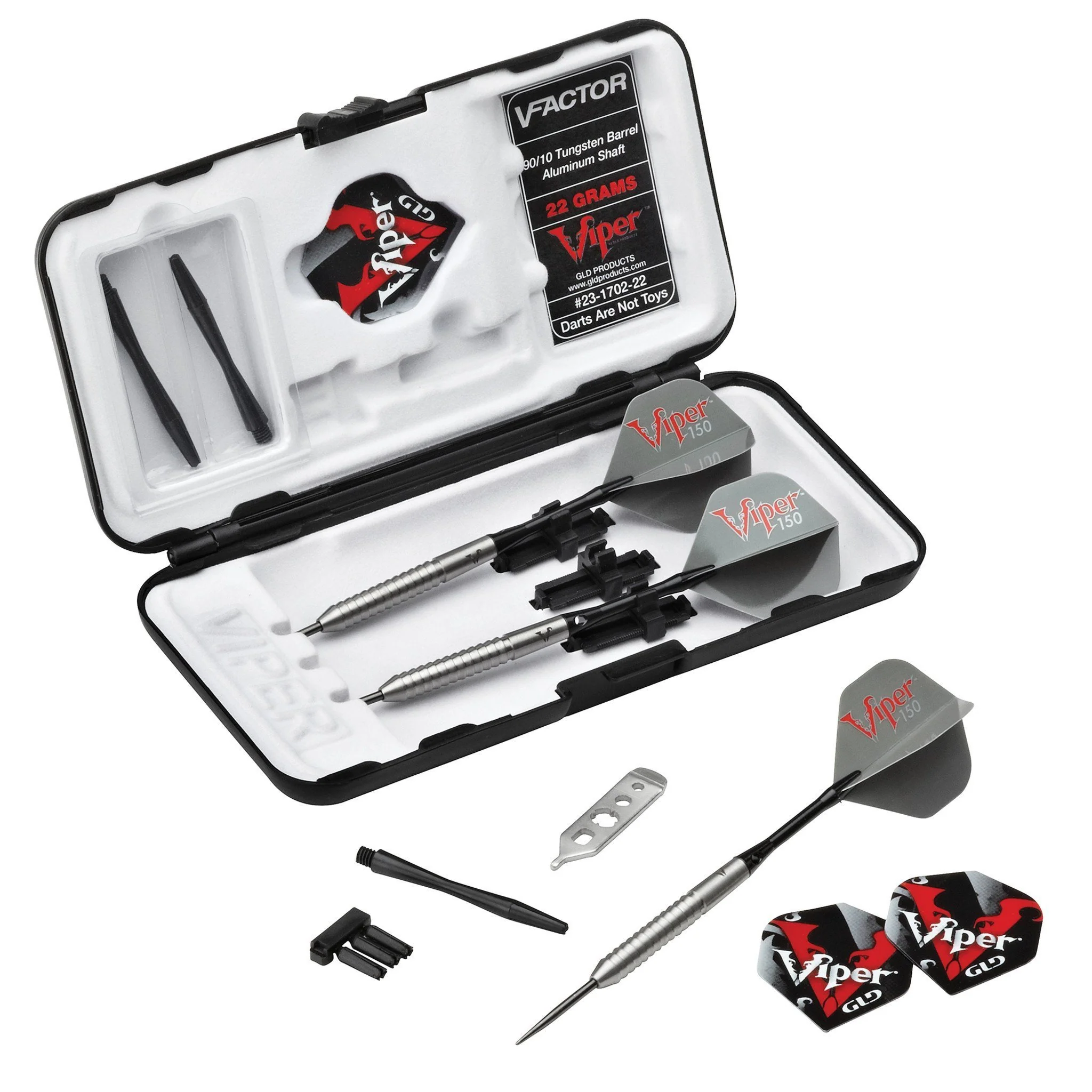 [OPEN BOX]  Viper V-Factor Darts 90% Tungsten Steel Tip Darts 22 Grams - Image 4