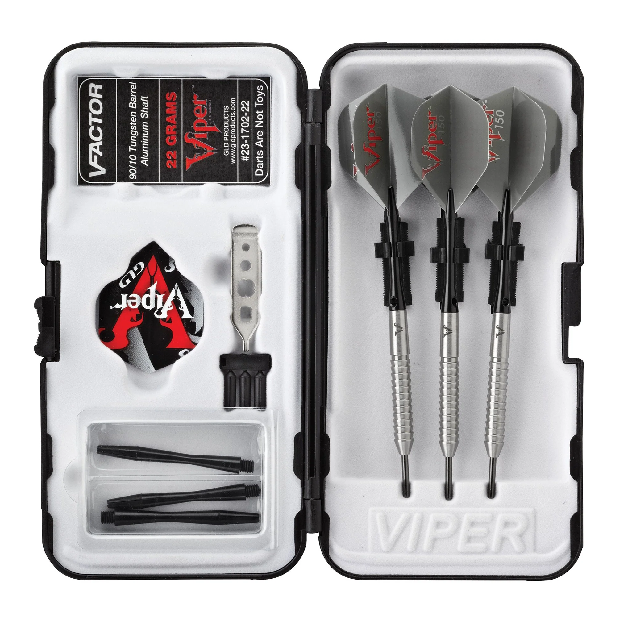 [OPEN BOX]  Viper V-Factor Darts 90% Tungsten Steel Tip Darts 22 Grams - Image 8