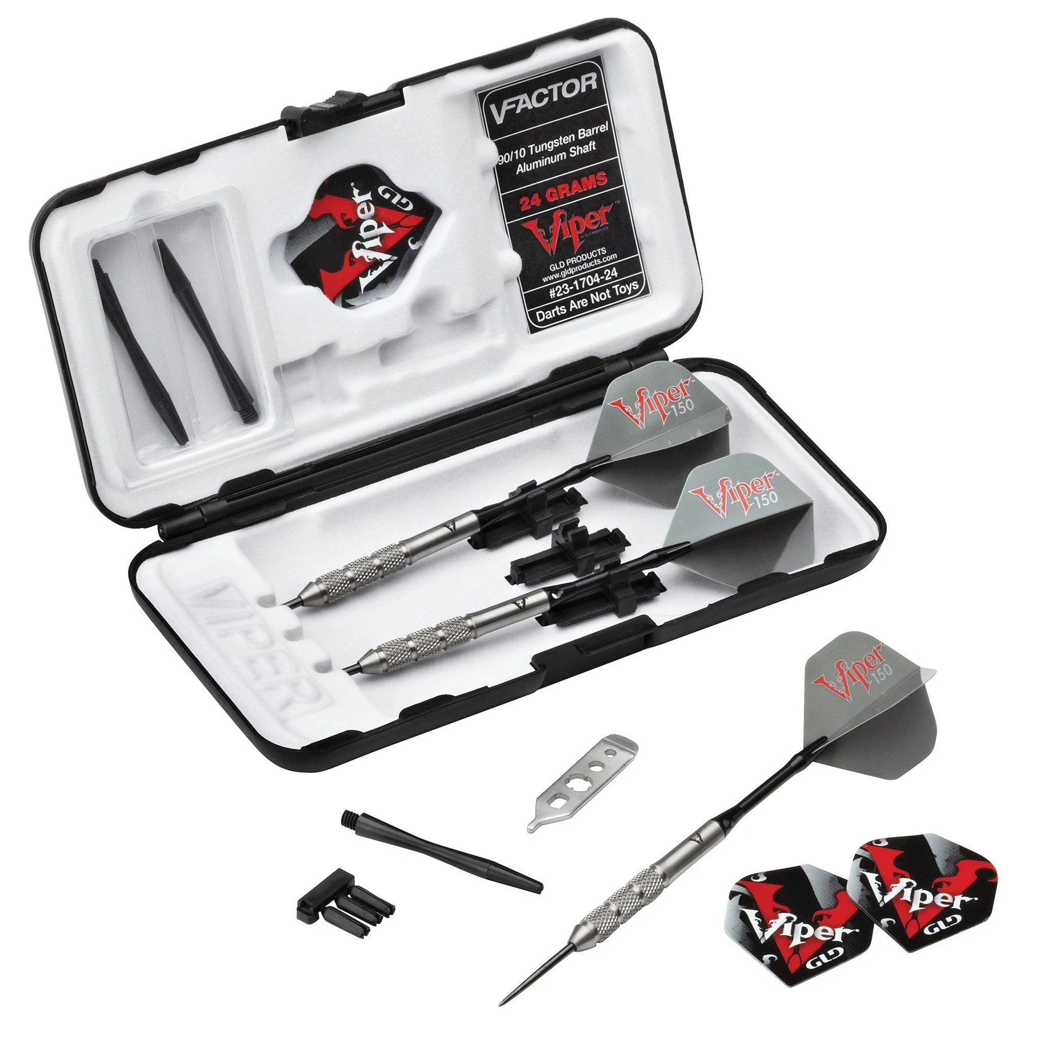 [OPEN BOX]  Viper V-Factor Darts 90% Tungsten Steel Tip Darts 24 Grams - Image 4