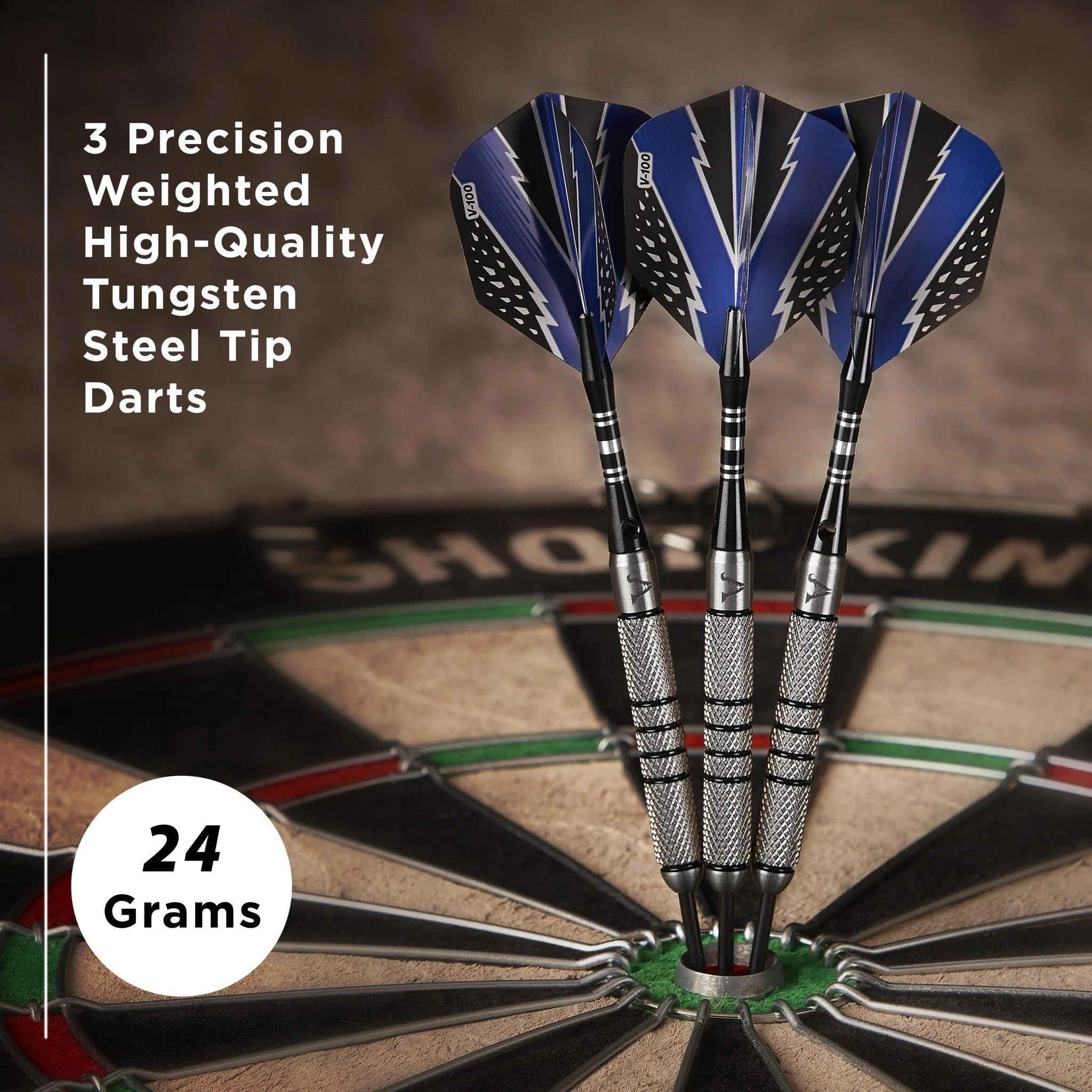 [OPEN BOX]  Viper Cold Steel Darts 80% Tungsten Steel Tip Darts 24 Grams - Image 8