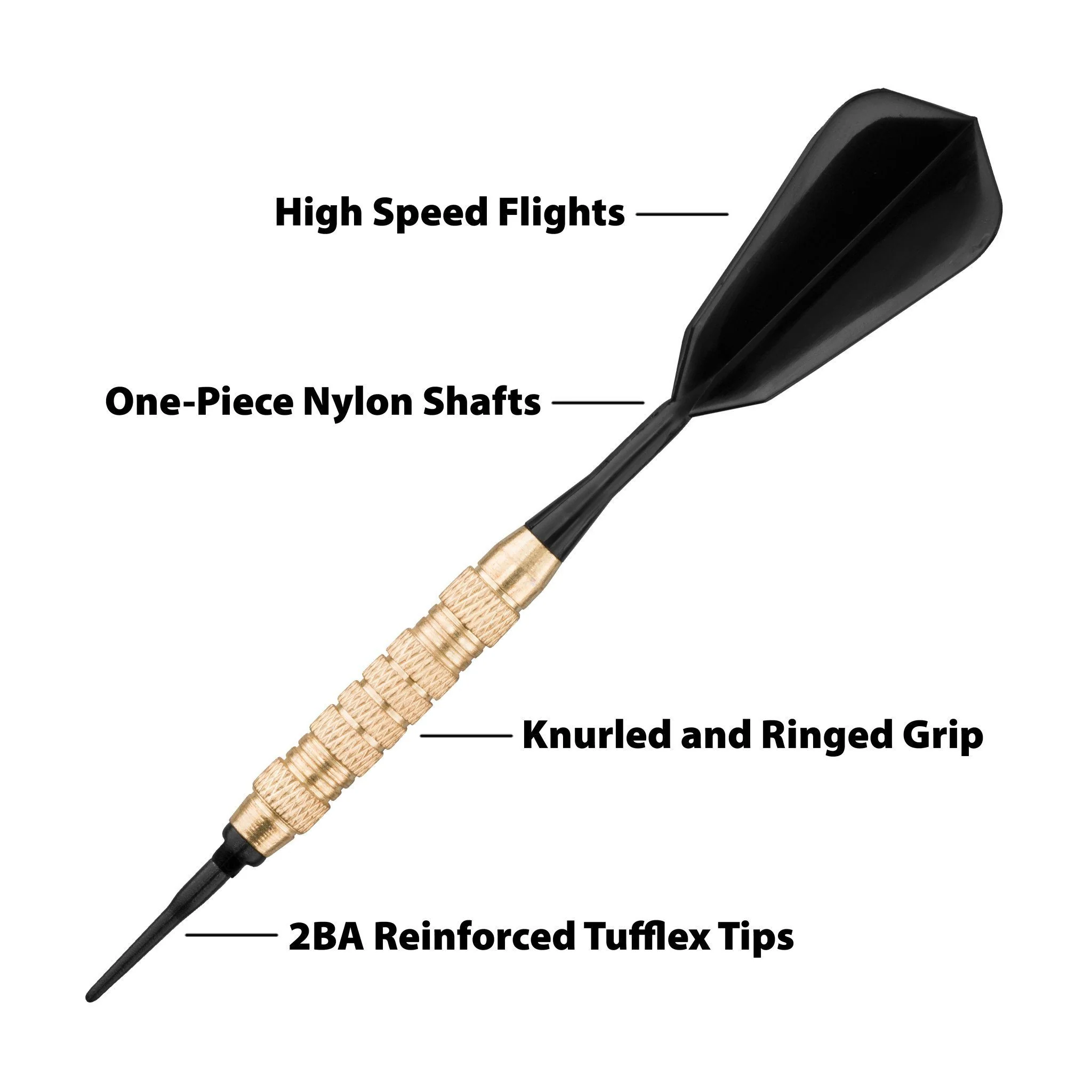 [OPEN BOX]  Fat Cat Highlander Soft Tip Darts 16 Grams - Image 2