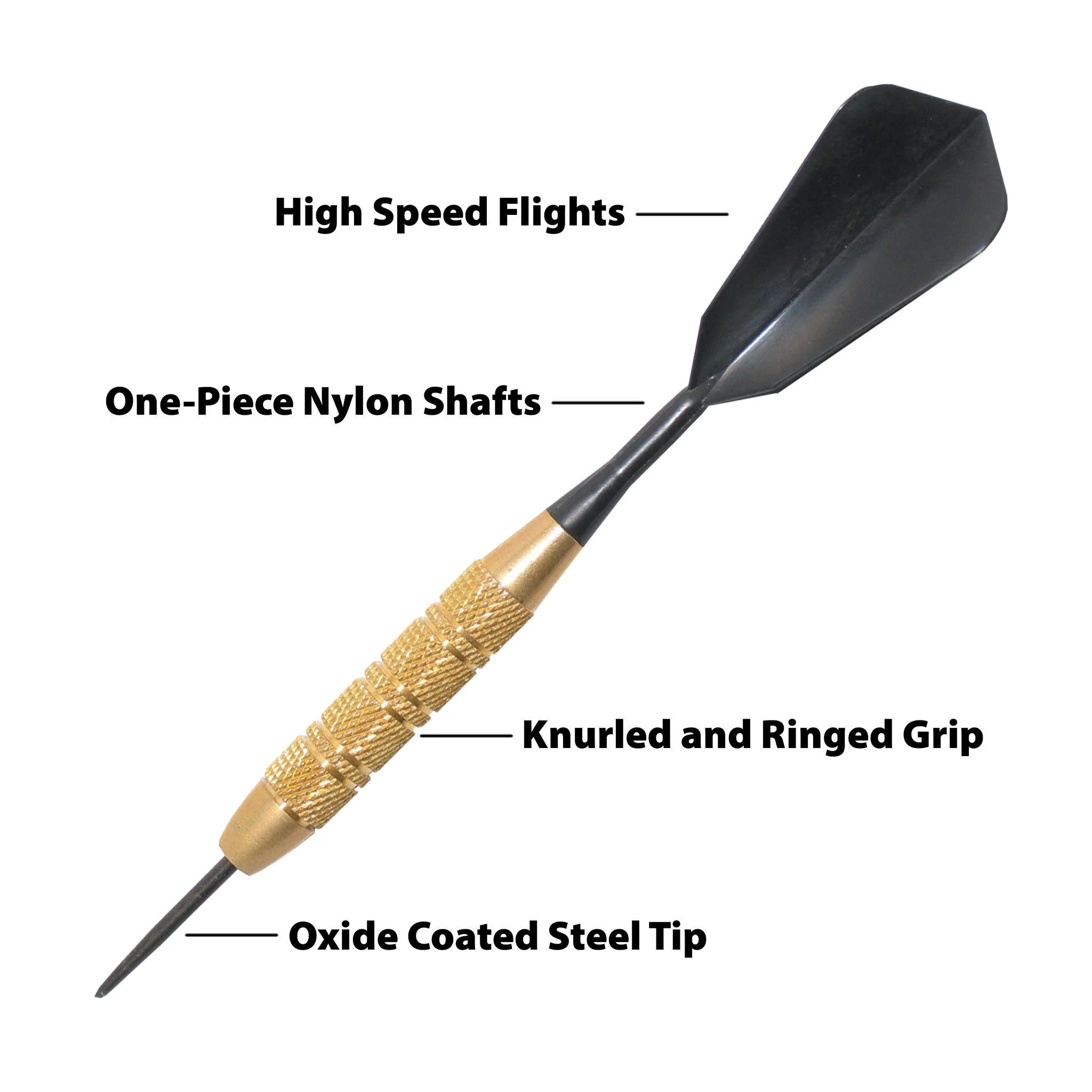 [OPEN BOX]  Fat Cat Highlander Steel Tip Darts 23 Grams - Image 2
