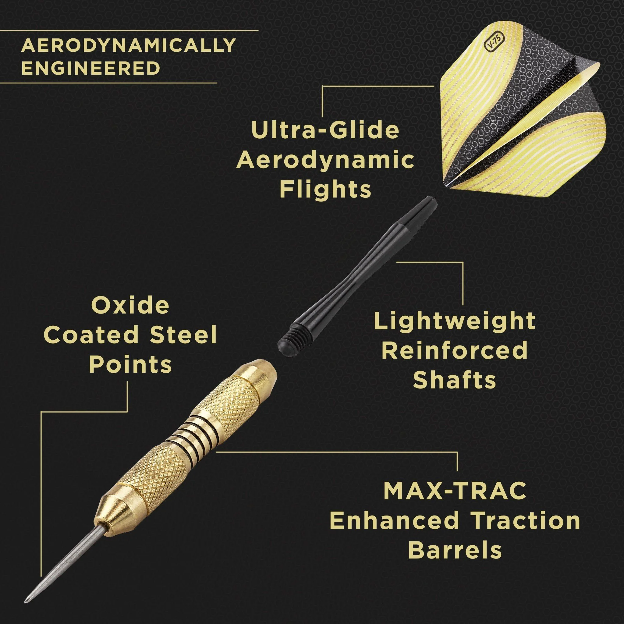[OPEN BOX]  Fat Cat Deluxe Steel Tip Darts 23 Grams - Image 6