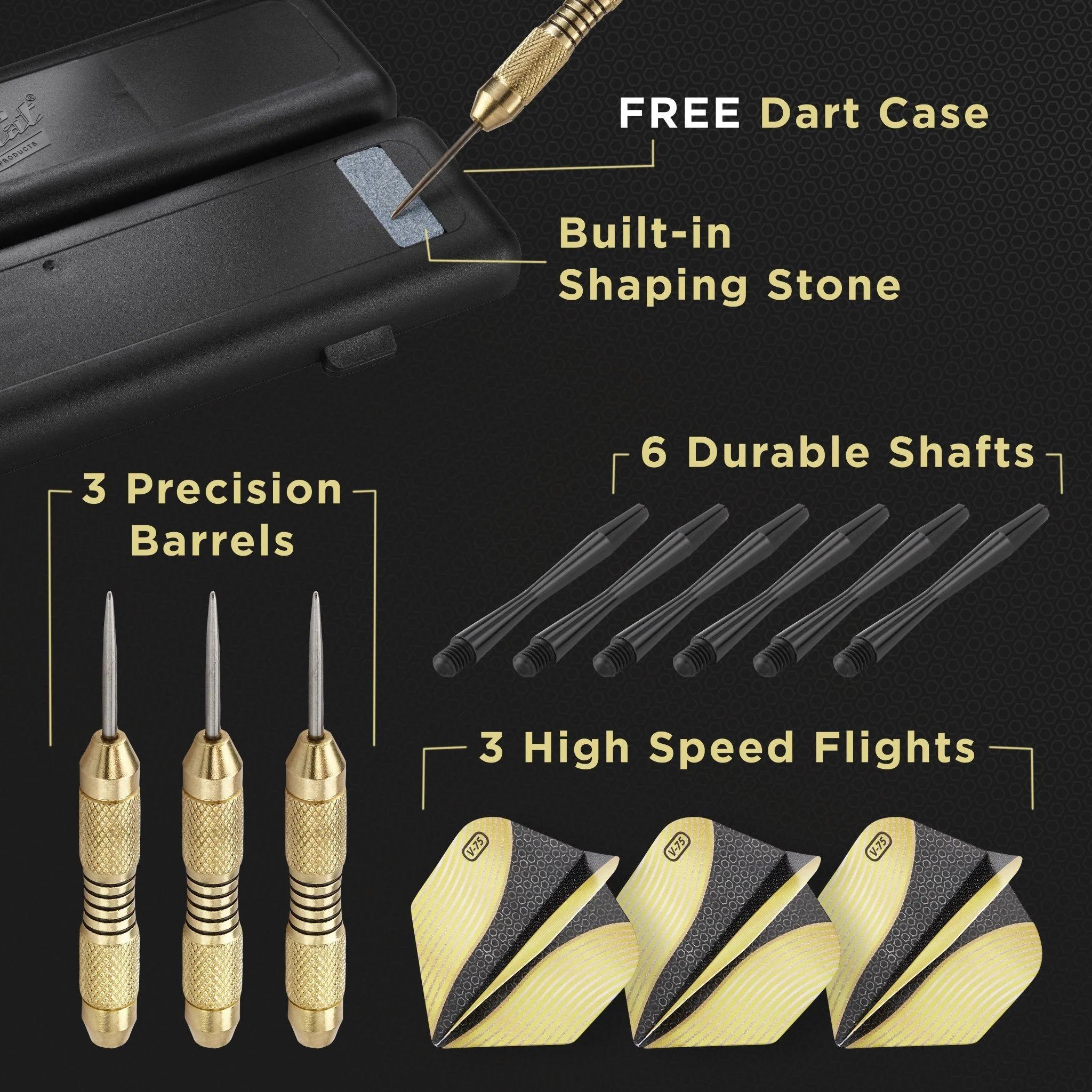 [OPEN BOX]  Fat Cat Deluxe Steel Tip Darts 23 Grams - Image 7