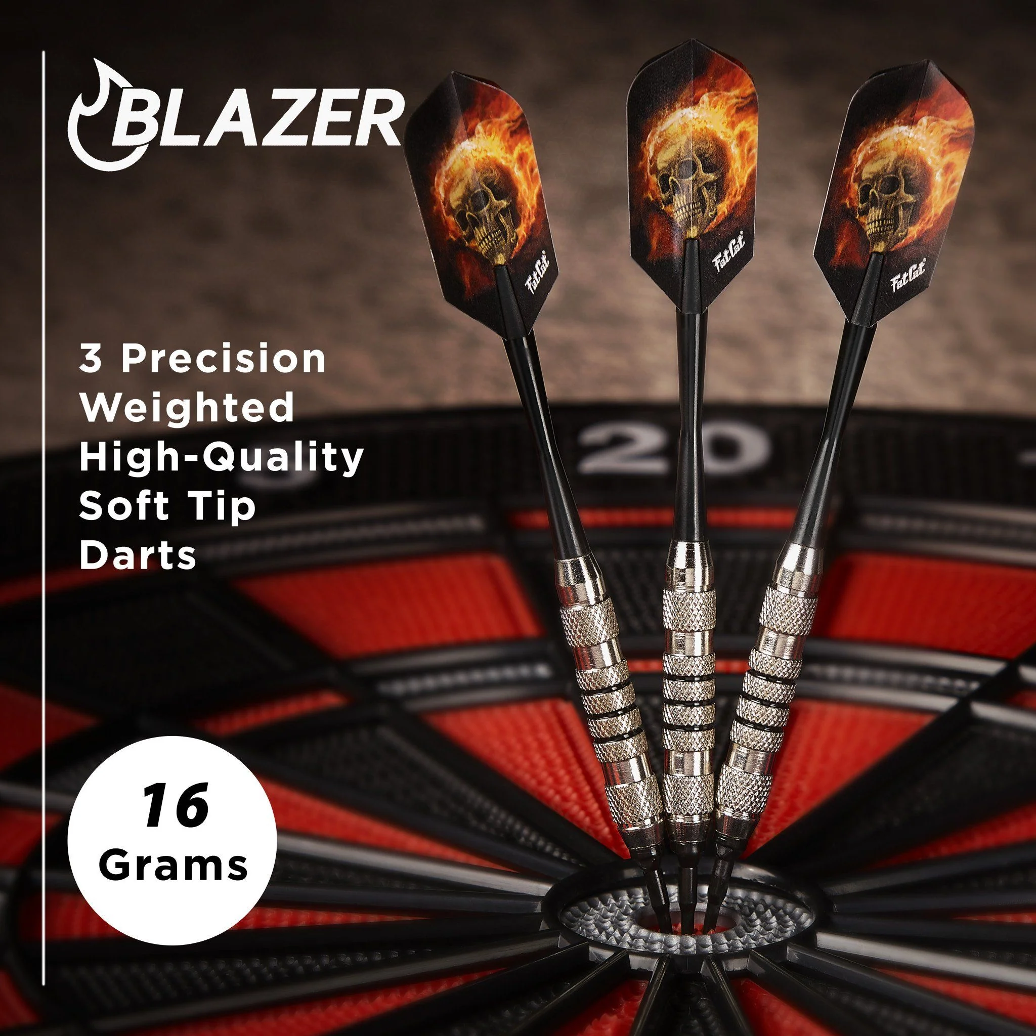 [OPEN BOX]  Fat Cat Blazer Soft Tip Darts 16 Grams - Image 6