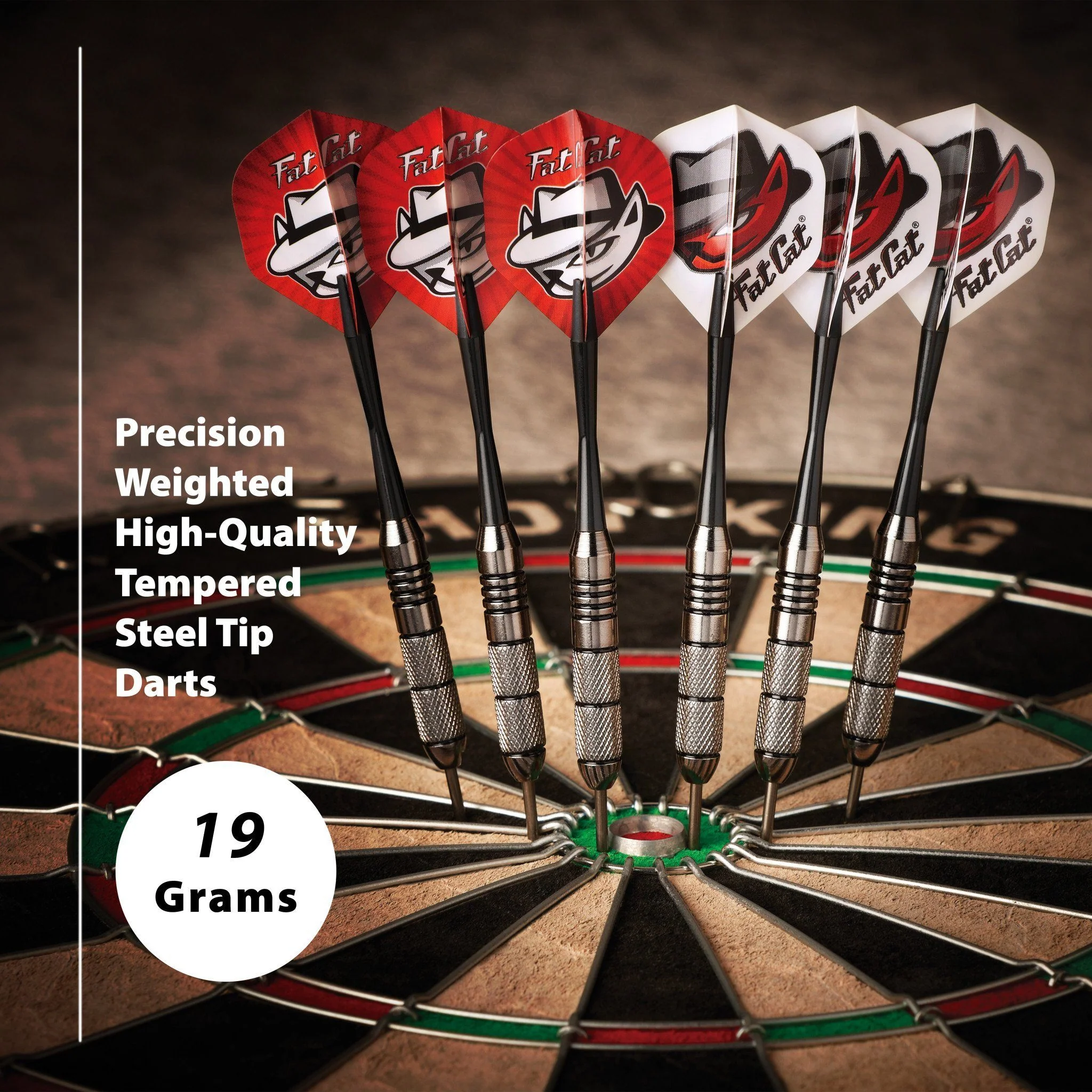 [OPEN BOX]  Fat Cat Twin Pack Steel Tip Darts 19 Grams - Image 6