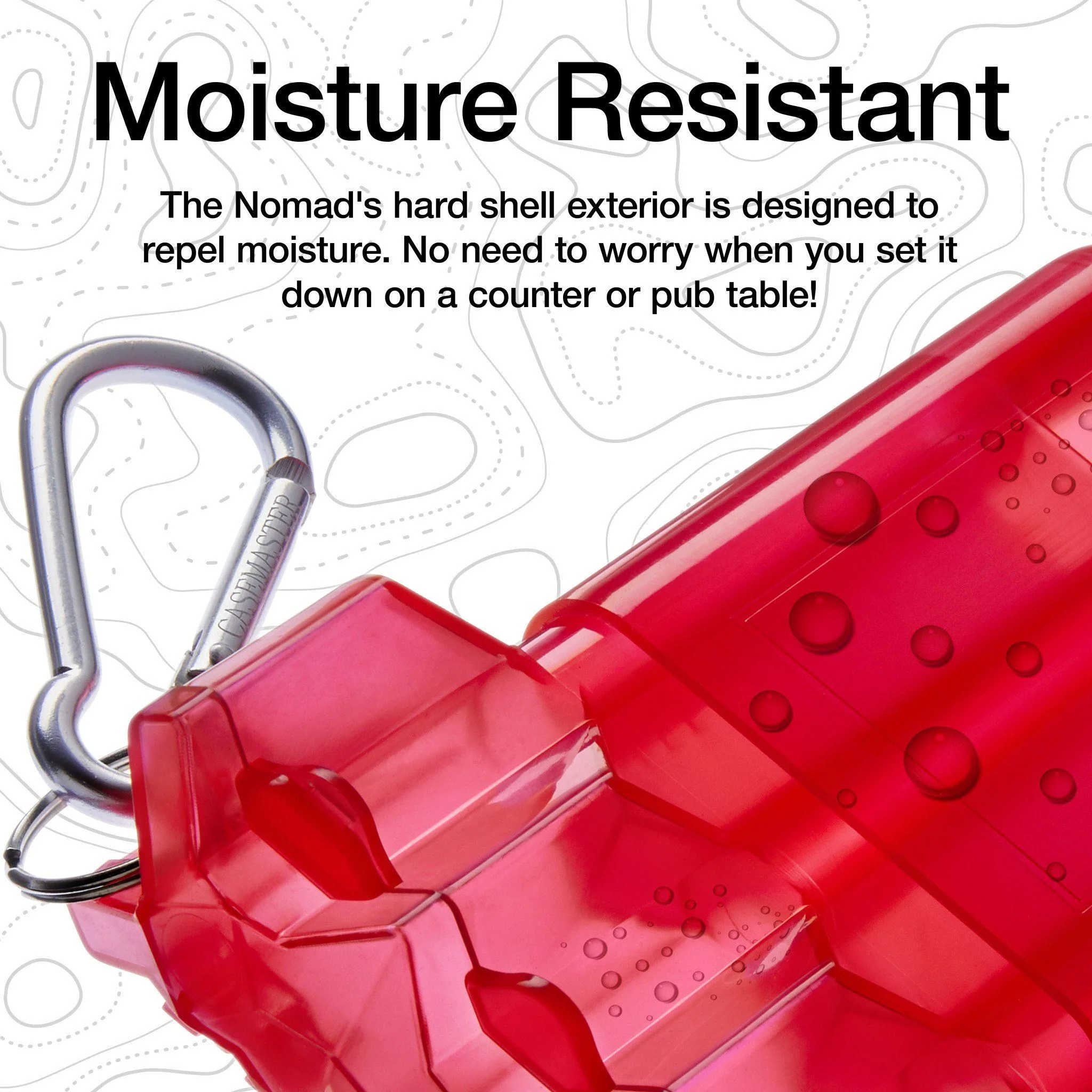 [OPEN BOX]  Casemaster Nomad Adjustable Dart Case Red - Image 6