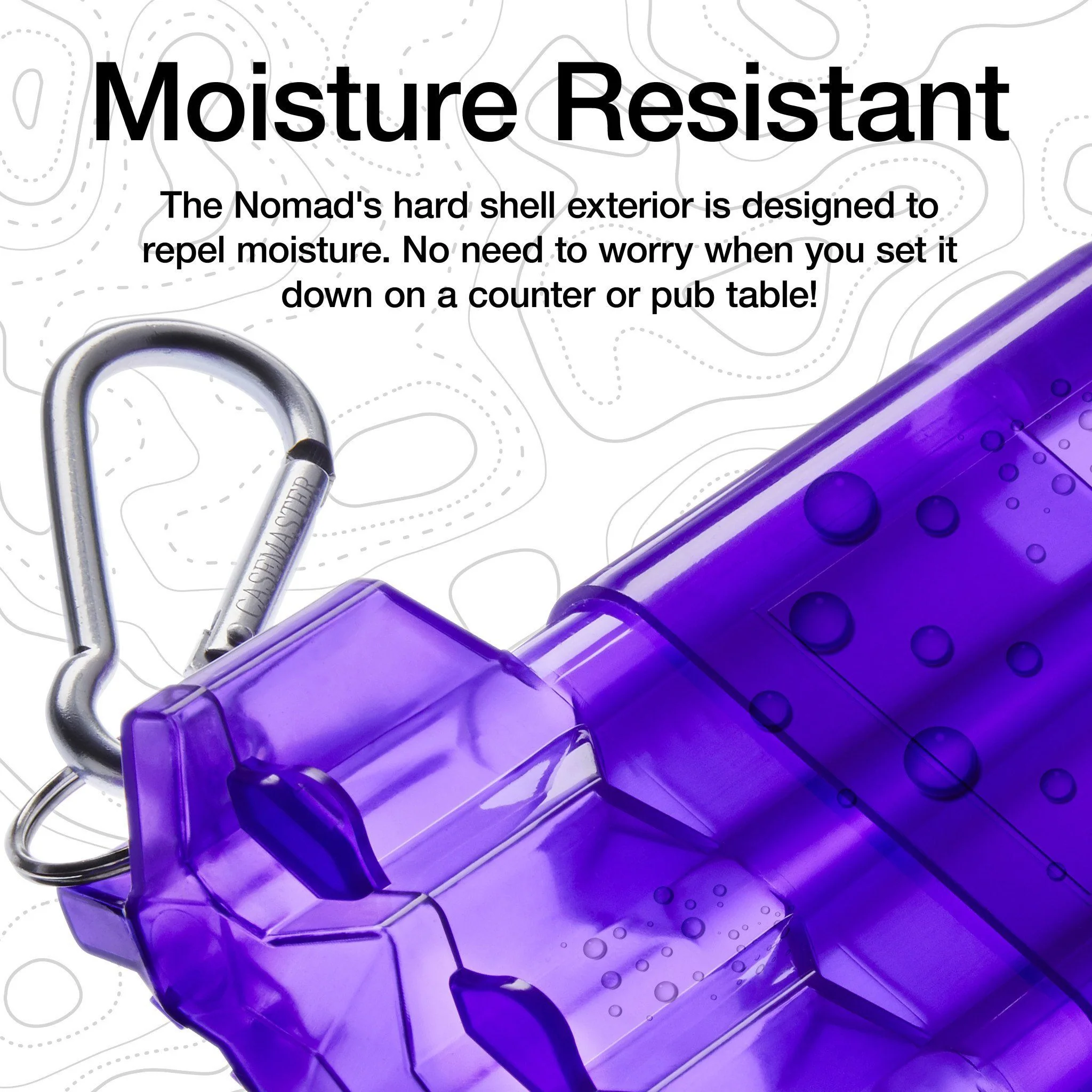 [OPEN BOX]  Casemaster Nomad Adjustable Dart Case Purple - Image 6