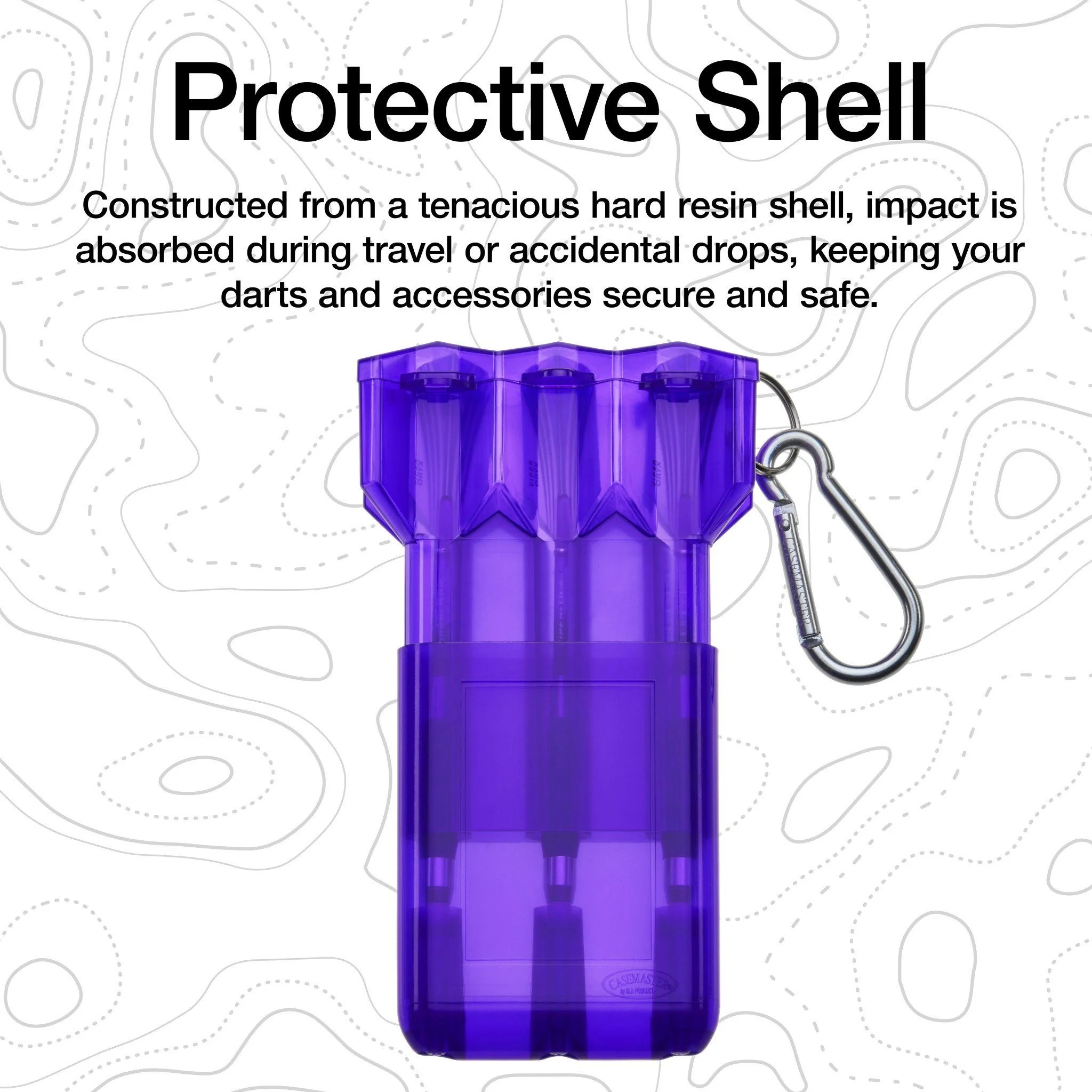 [OPEN BOX]  Casemaster Nomad Adjustable Dart Case Purple - Image 7