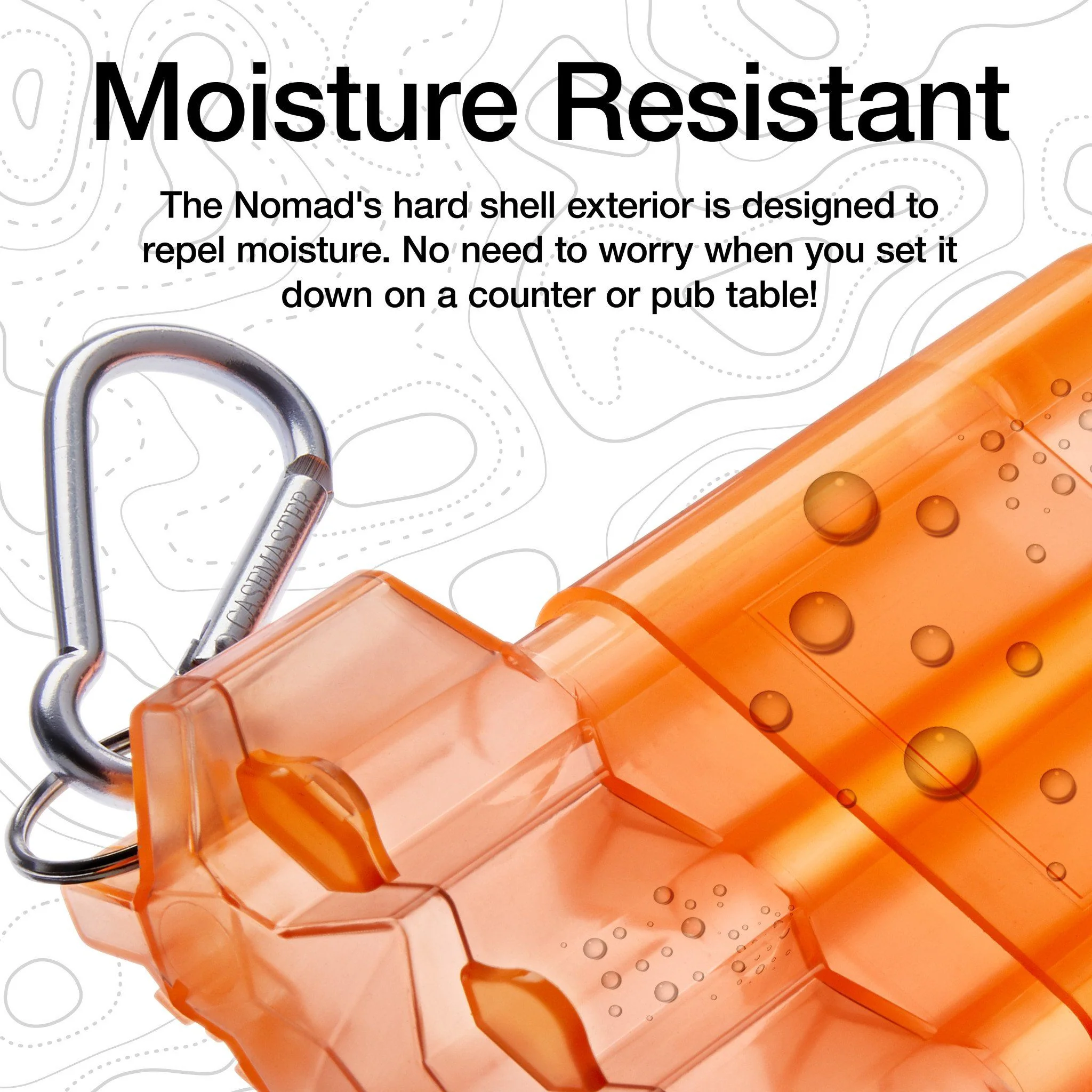[OPEN BOX]  Casemaster Nomad Adjustable Dart Case Neon Orange - Image 6