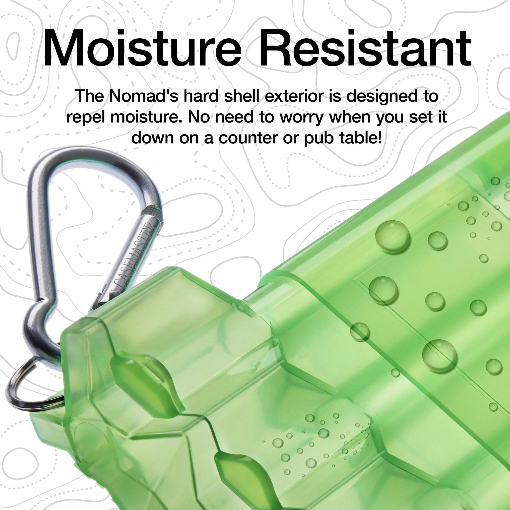 [OPEN BOX]  Casemaster Nomad Adjustable Dart Case Neon Green - Image 6