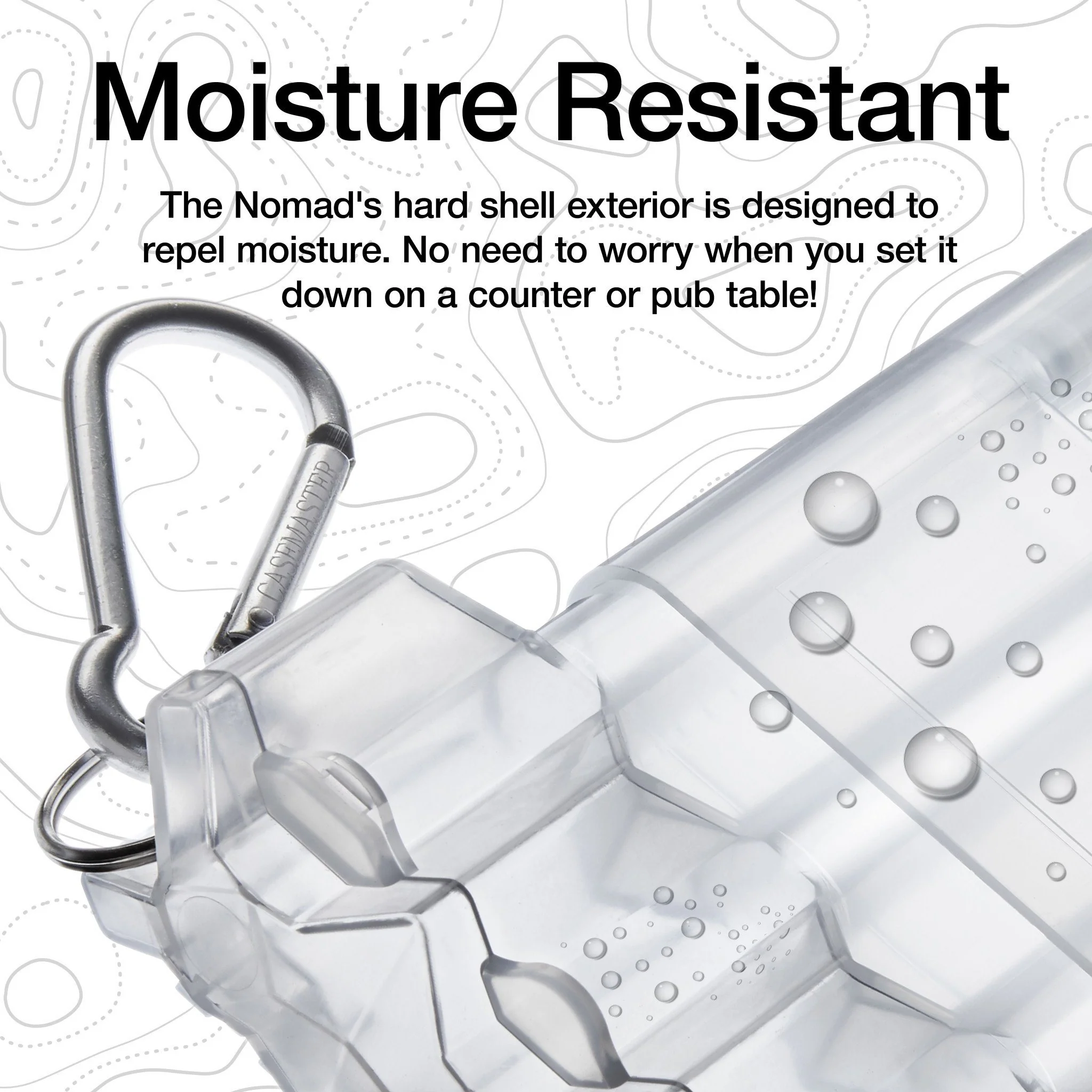 [OPEN BOX]  Casemaster Nomad Adjustable Dart Case Clear - Image 6