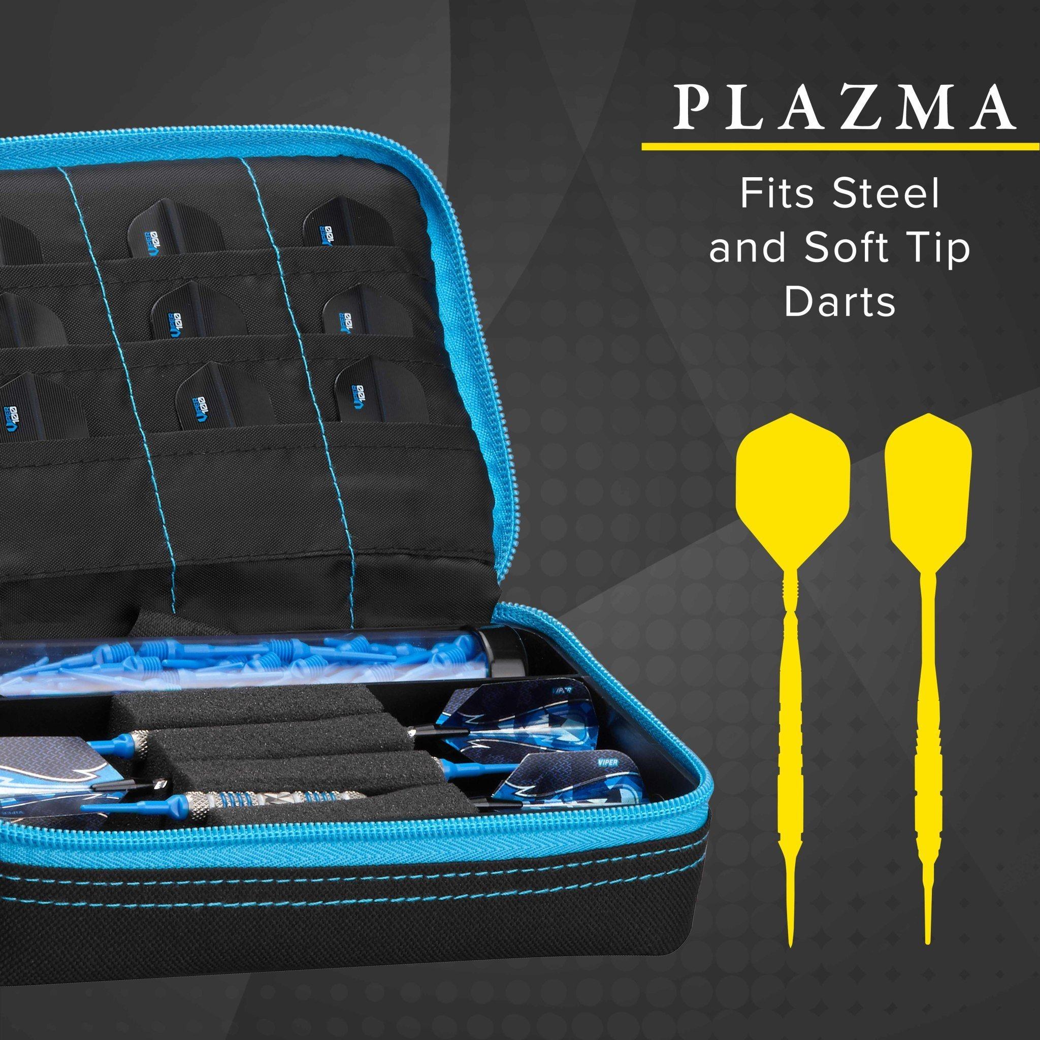 [OPEN BOX]  Casemaster Plazma Dart Case Black with Blue Trim - Image 3