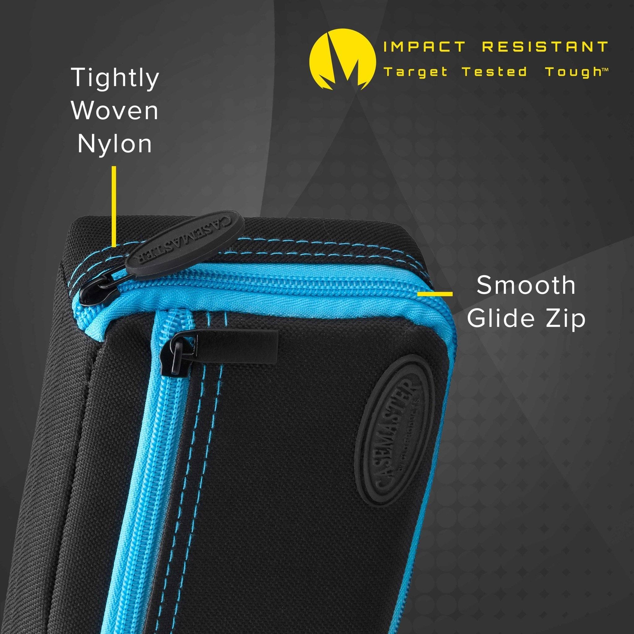 [OPEN BOX]  Casemaster Plazma Dart Case Black with Blue Trim - Image 5