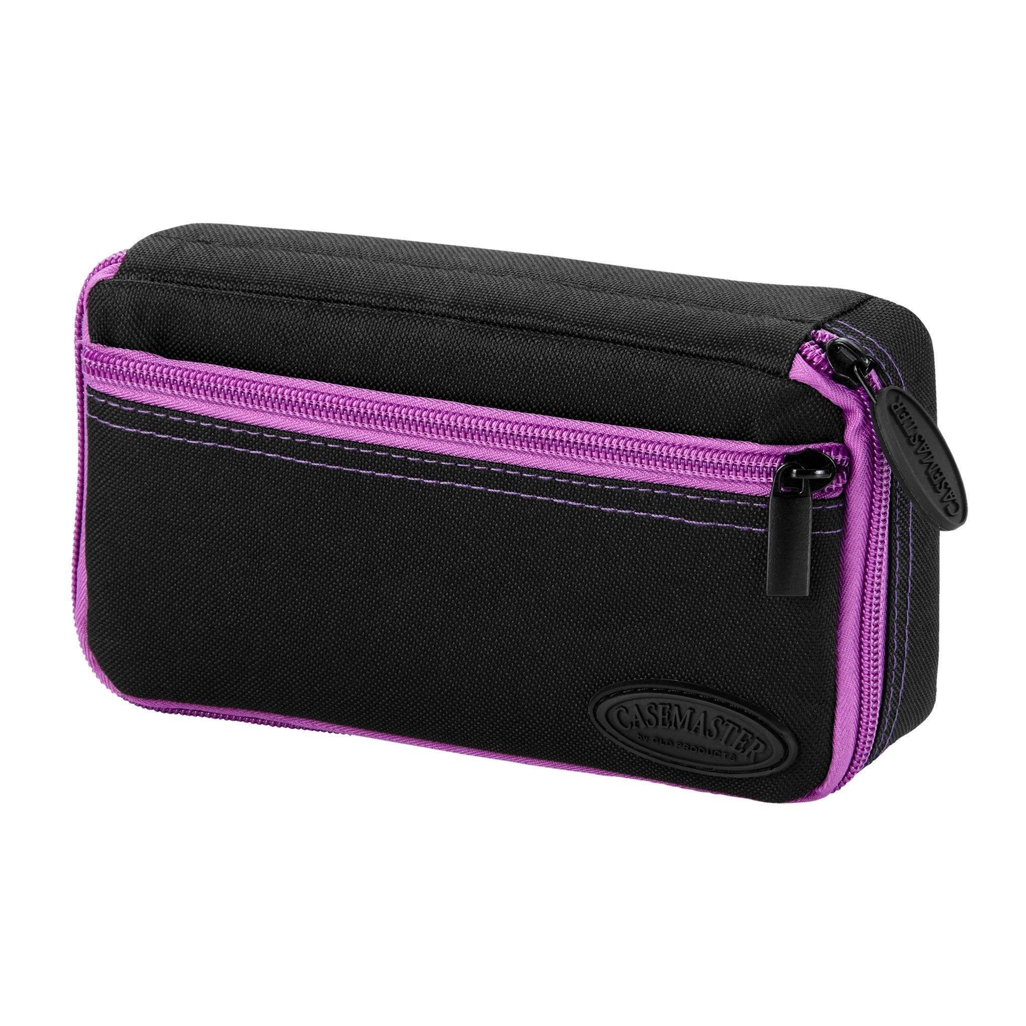 [OPEN BOX]  Casemaster Plazma Dart Case Black with Amethyst Zipper - Image 2