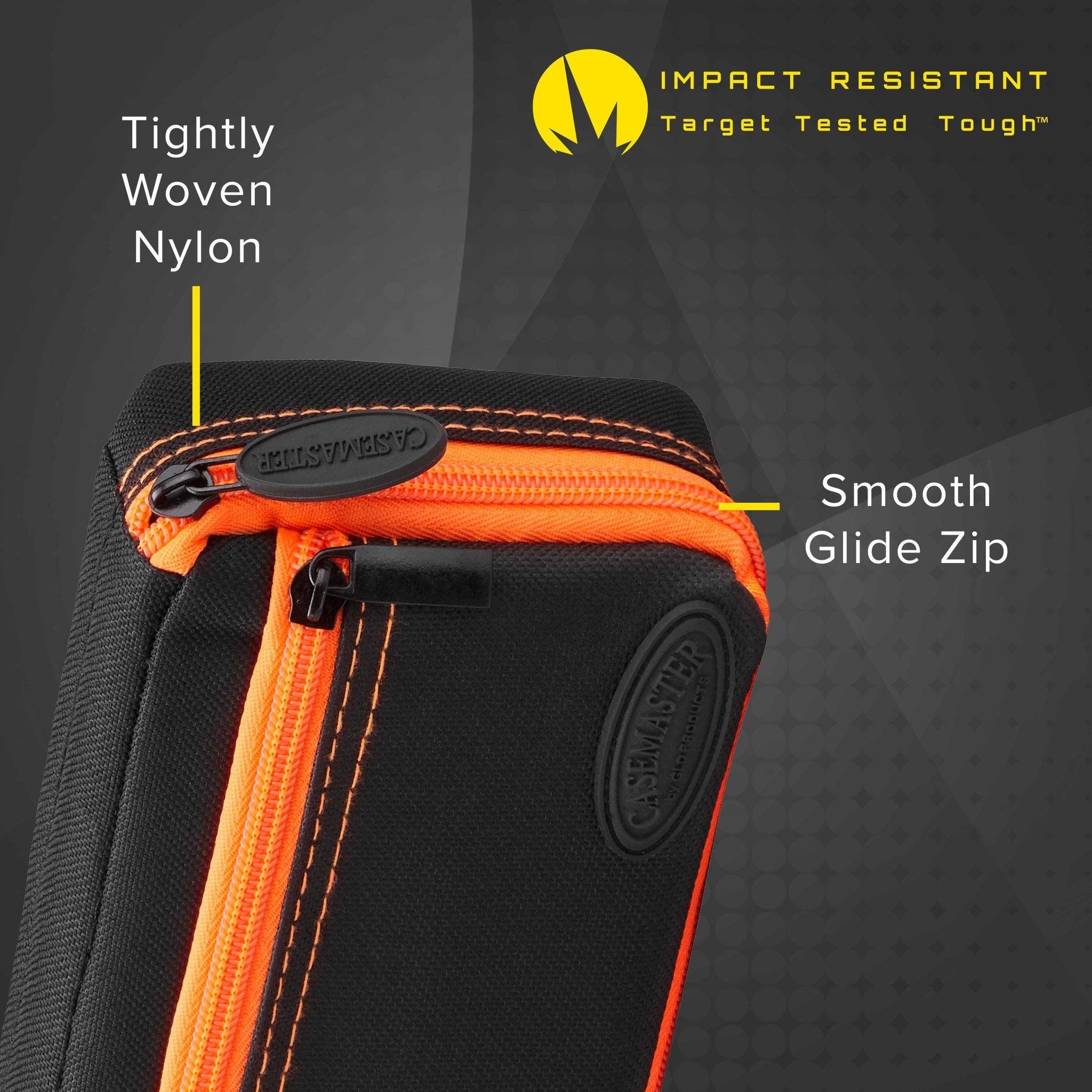 [OPEN BOX]  Casemaster Plazma Dart Case Black with Orange Trim - Image 5