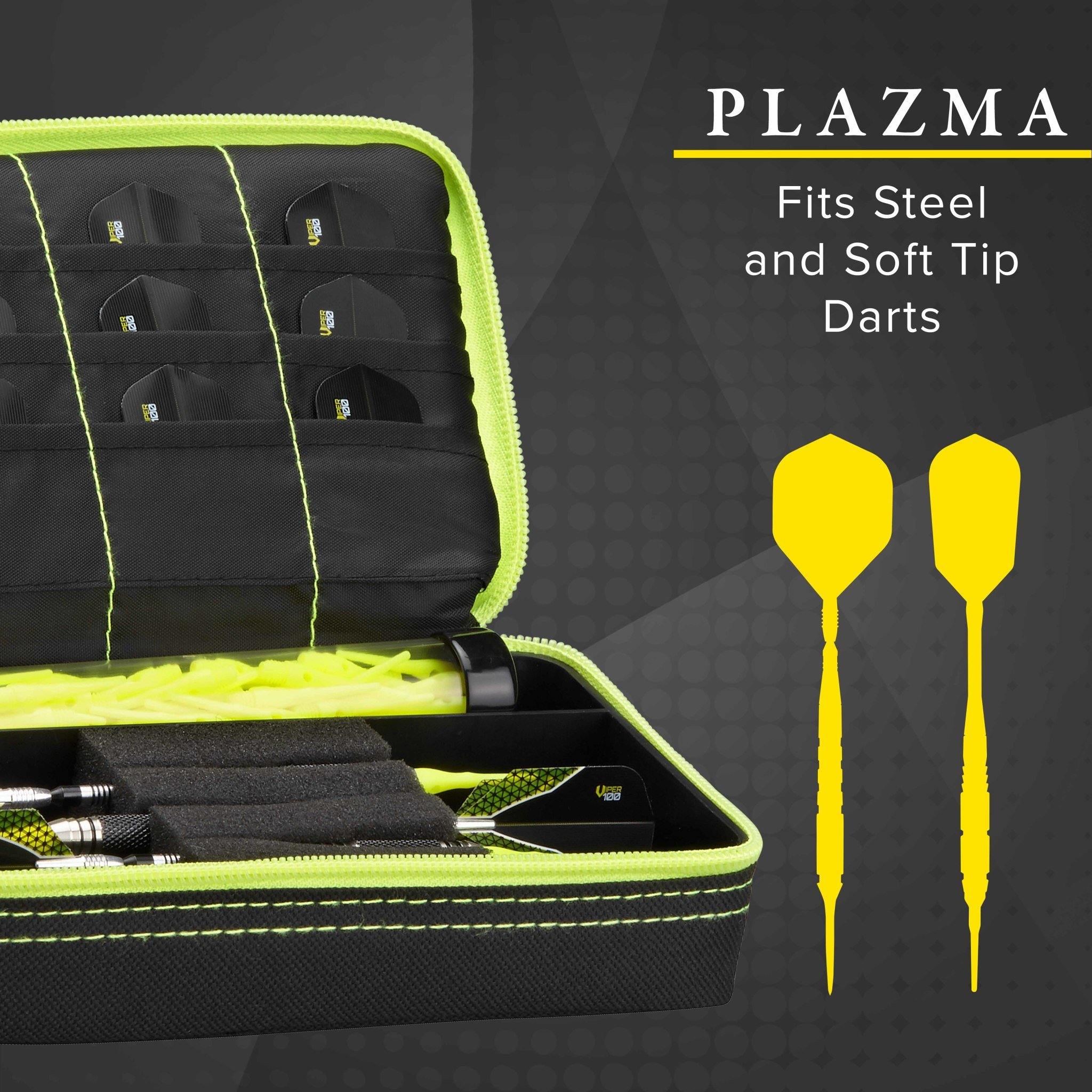 [OPEN BOX]  Casemaster Plazma Dart Case Black with Yellow Trim - Image 3