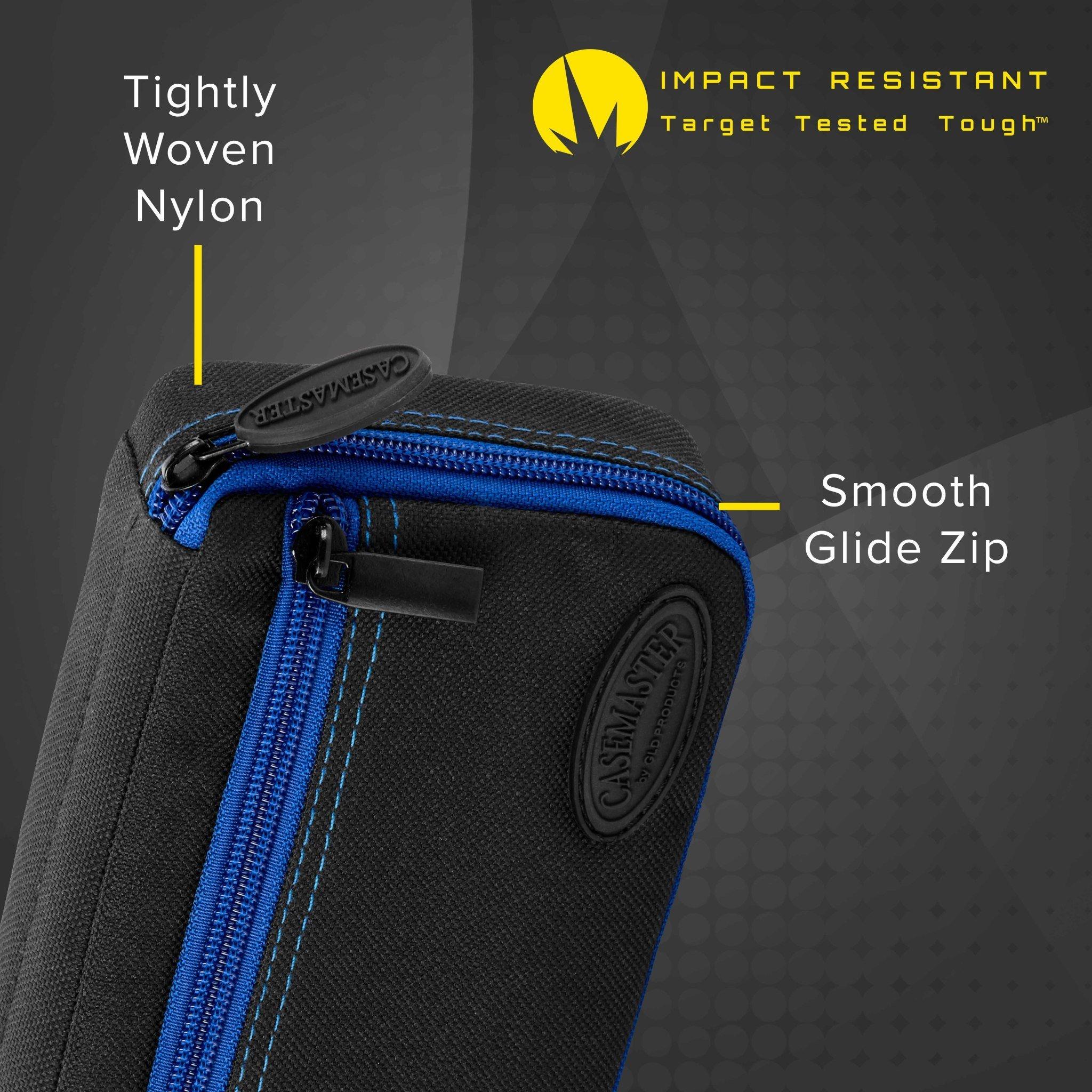 [OPEN BOX]  Casemaster Plazma Dart Case Black with Sapphire Zipper - Image 5