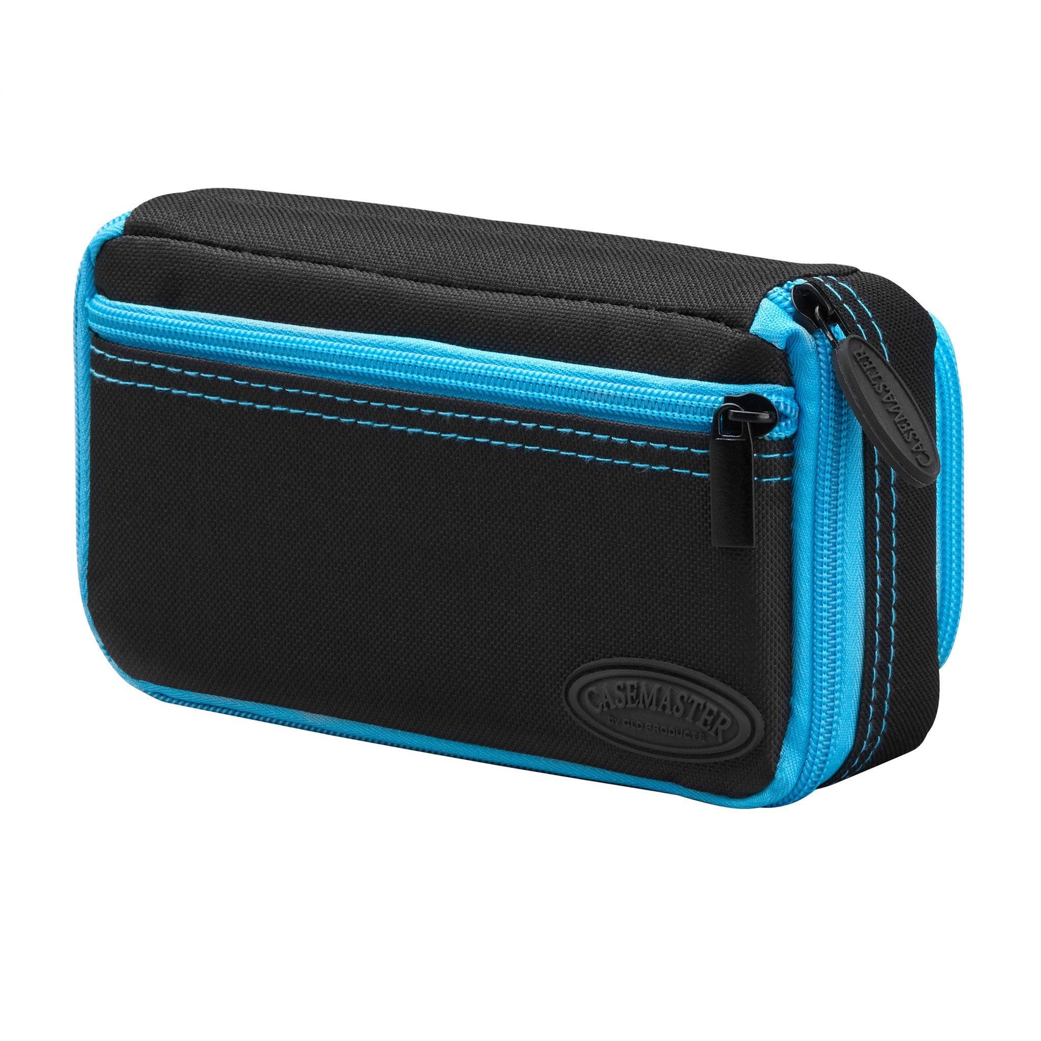 [OPEN BOX]  Casemaster Plazma Plus Dart Case Black with Blue Trim and Phone Pocket - Image 2