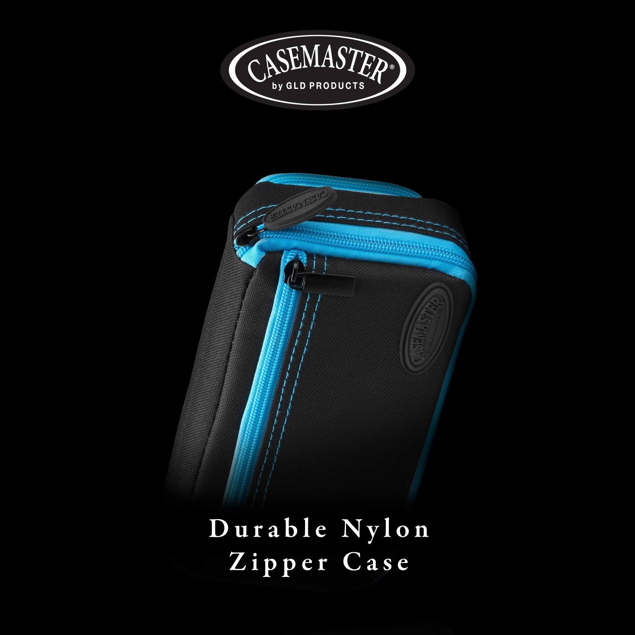 [OPEN BOX]  Casemaster Plazma Plus Dart Case Black with Blue Trim and Phone Pocket - Image 6