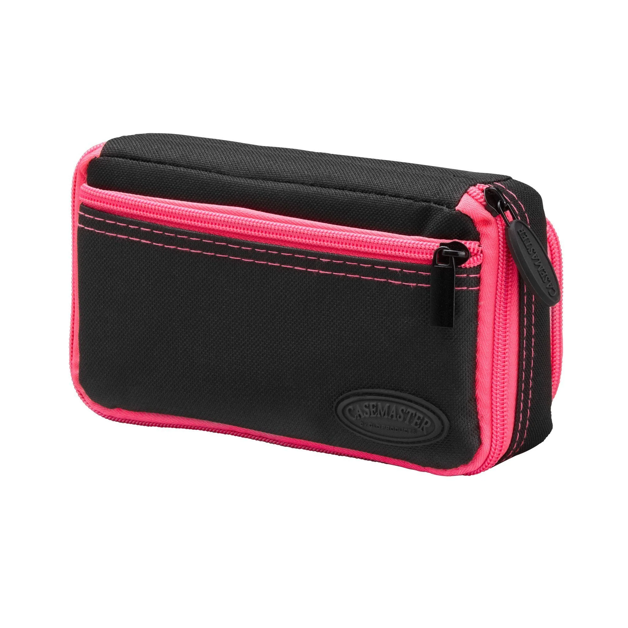 [OPEN BOX]  Casemaster Plazma Plus Dart Case Black with Pink Trim and Phone Pocket - Image 2