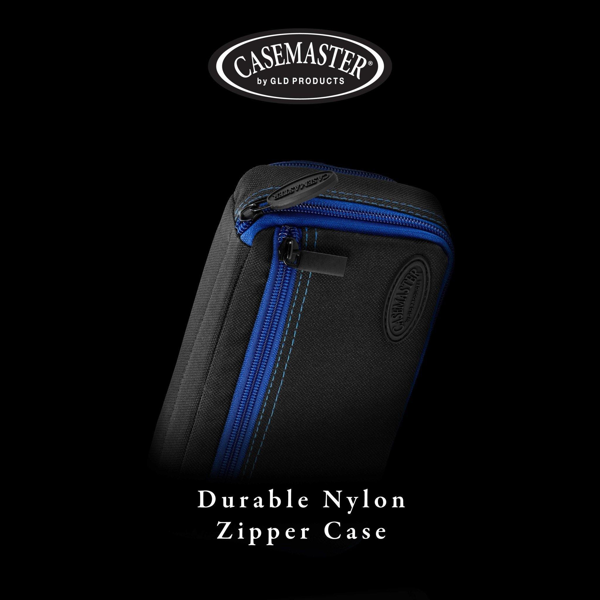 [OPEN BOX]  Casemaster Plazma Plus Dart Case Black with Sapphire Zipper and Phone Pocket - Image 6