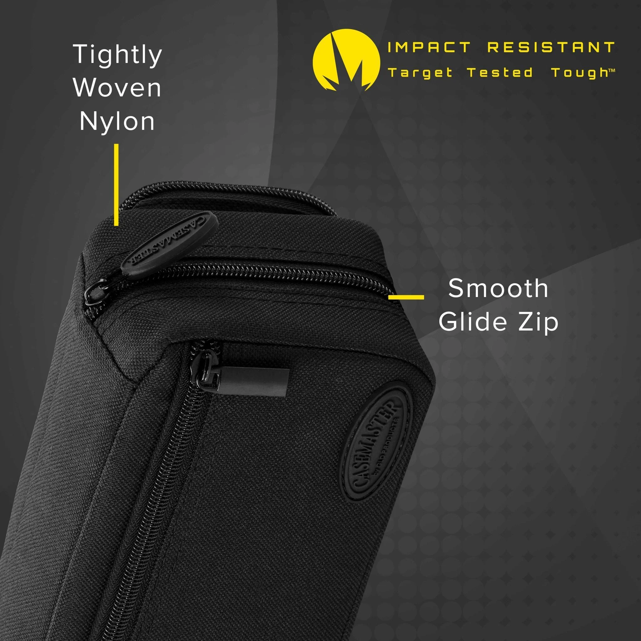[OPEN BOX]  Casemaster Plazma Pro Dart Case with Black Zipper and Phone Pocket - Image 5