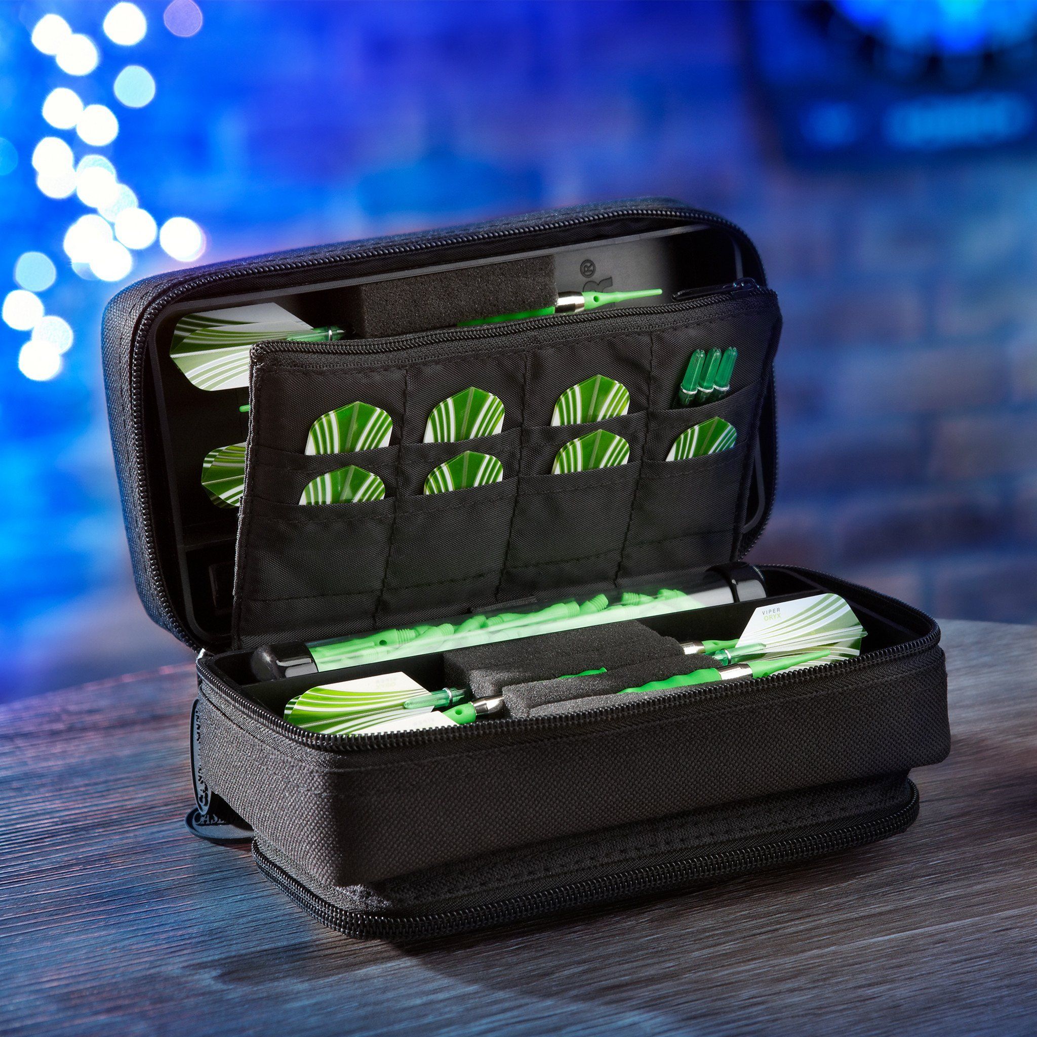 [OPEN BOX]  Casemaster Plazma Pro Dart Case with Black Zipper and Phone Pocket - Image 9