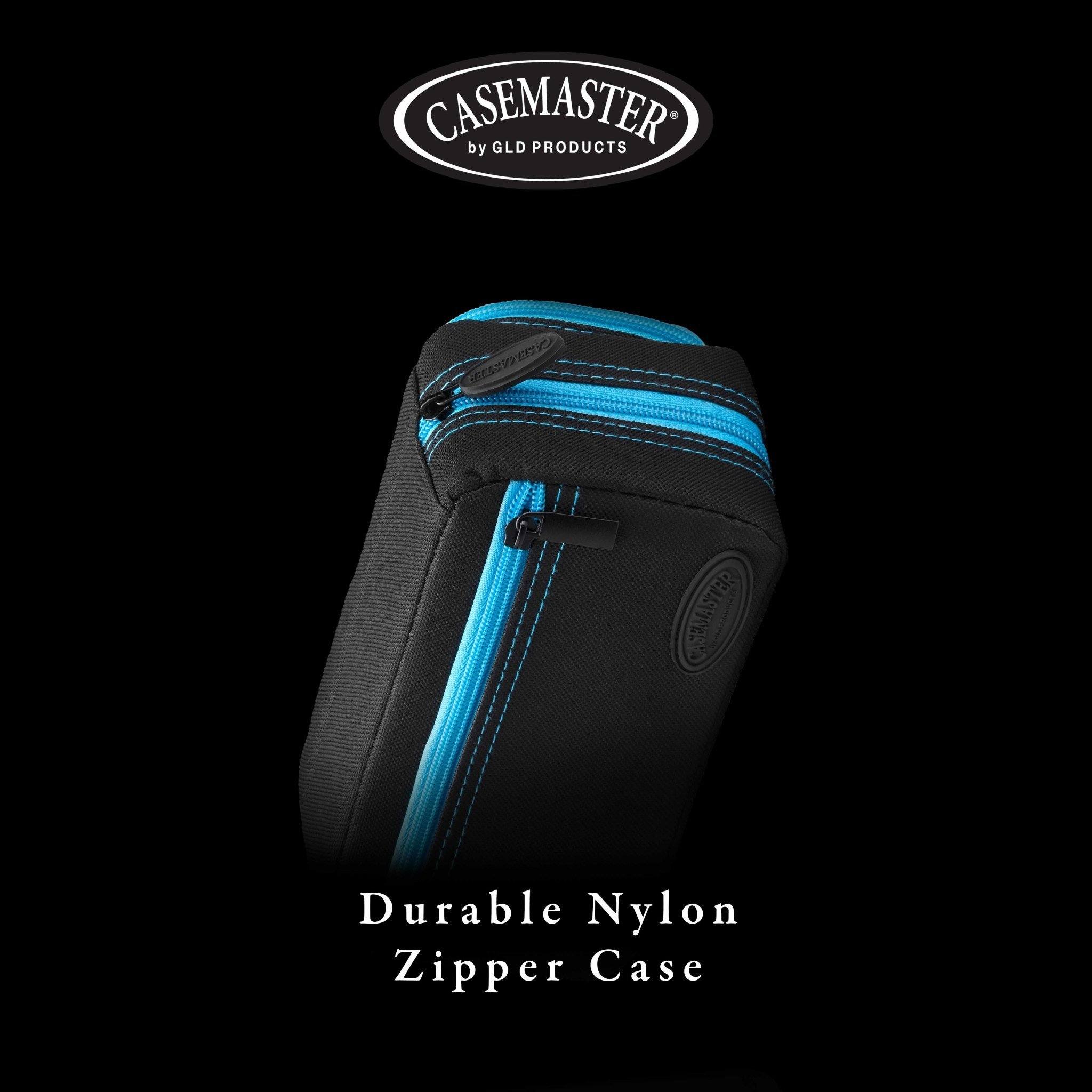 [OPEN BOX]  Casemaster Plazma Pro Dart Case Black with Blue Trim and Phone Pocket - Image 6