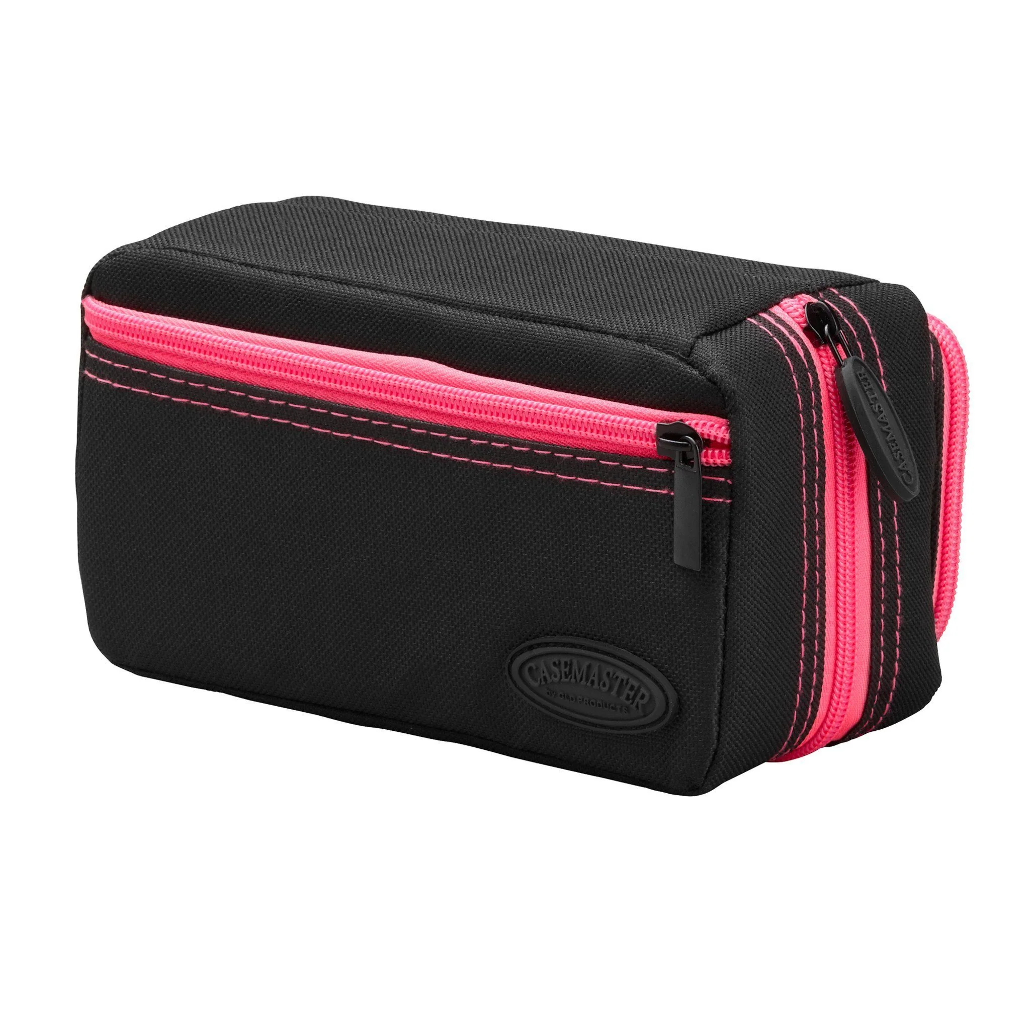 [OPEN BOX]  Casemaster Plazma Pro Dart Case Black with Pink Trim and Phone Pocket - Image 2