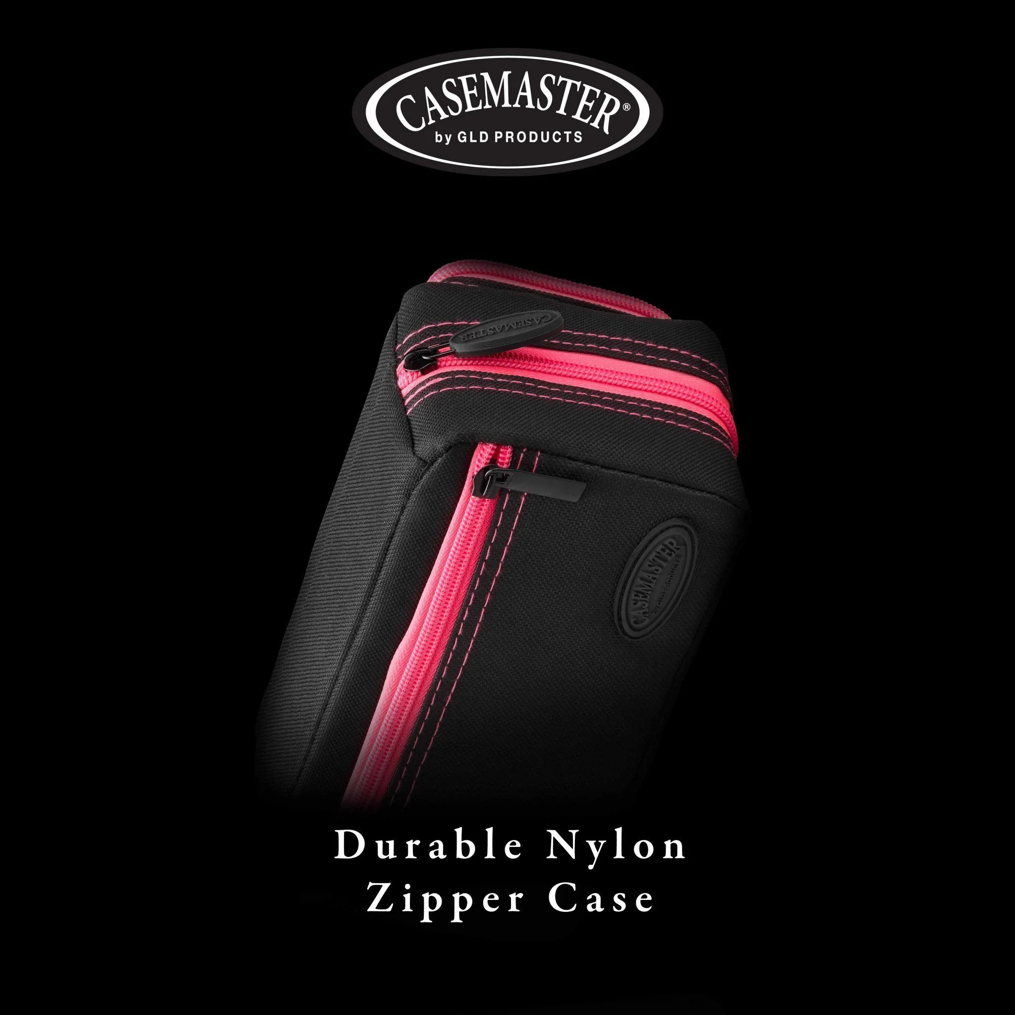 [OPEN BOX]  Casemaster Plazma Pro Dart Case Black with Pink Trim and Phone Pocket - Image 6