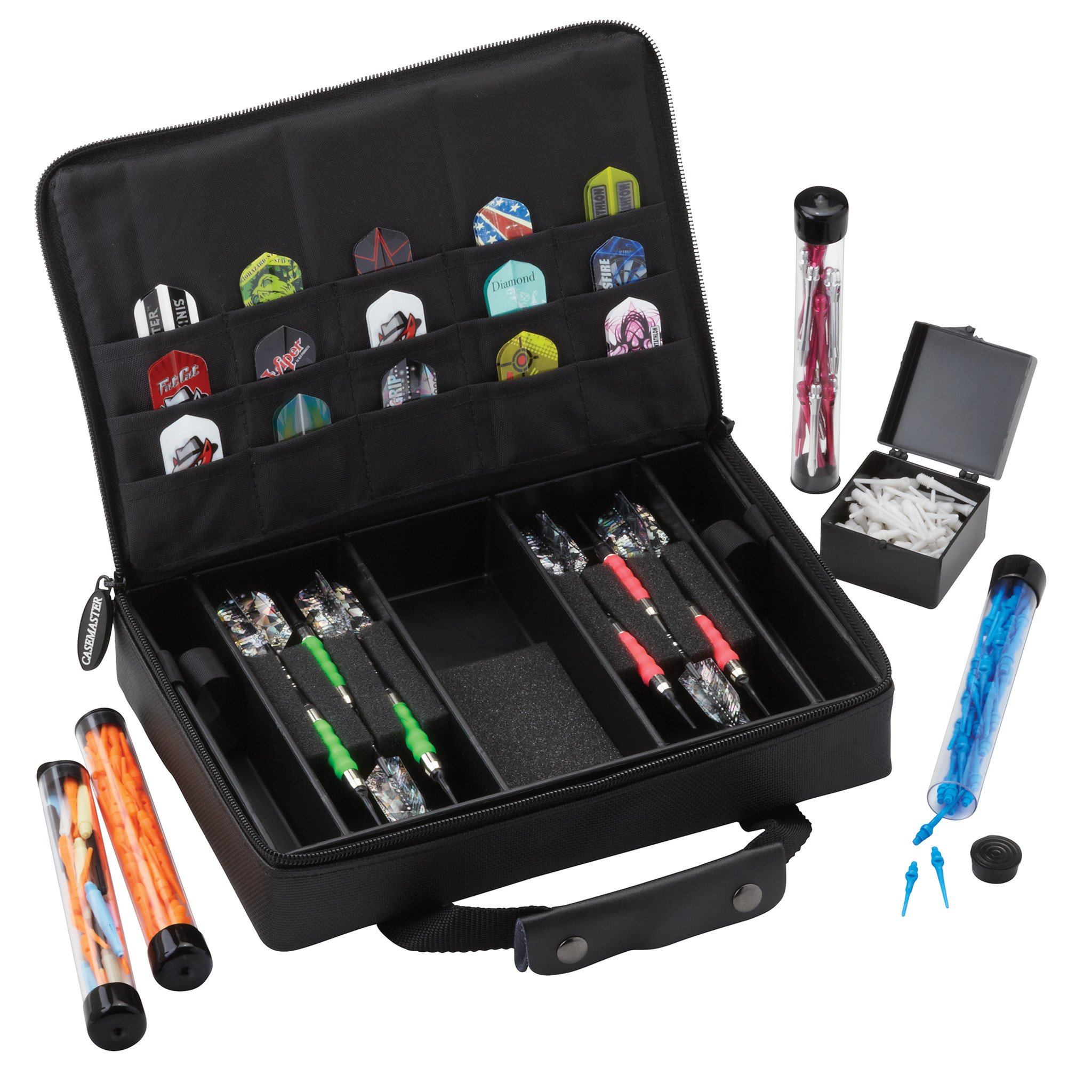 [OPEN BOX]  Casemaster Classic Black Nylon Dart Case - Image 3