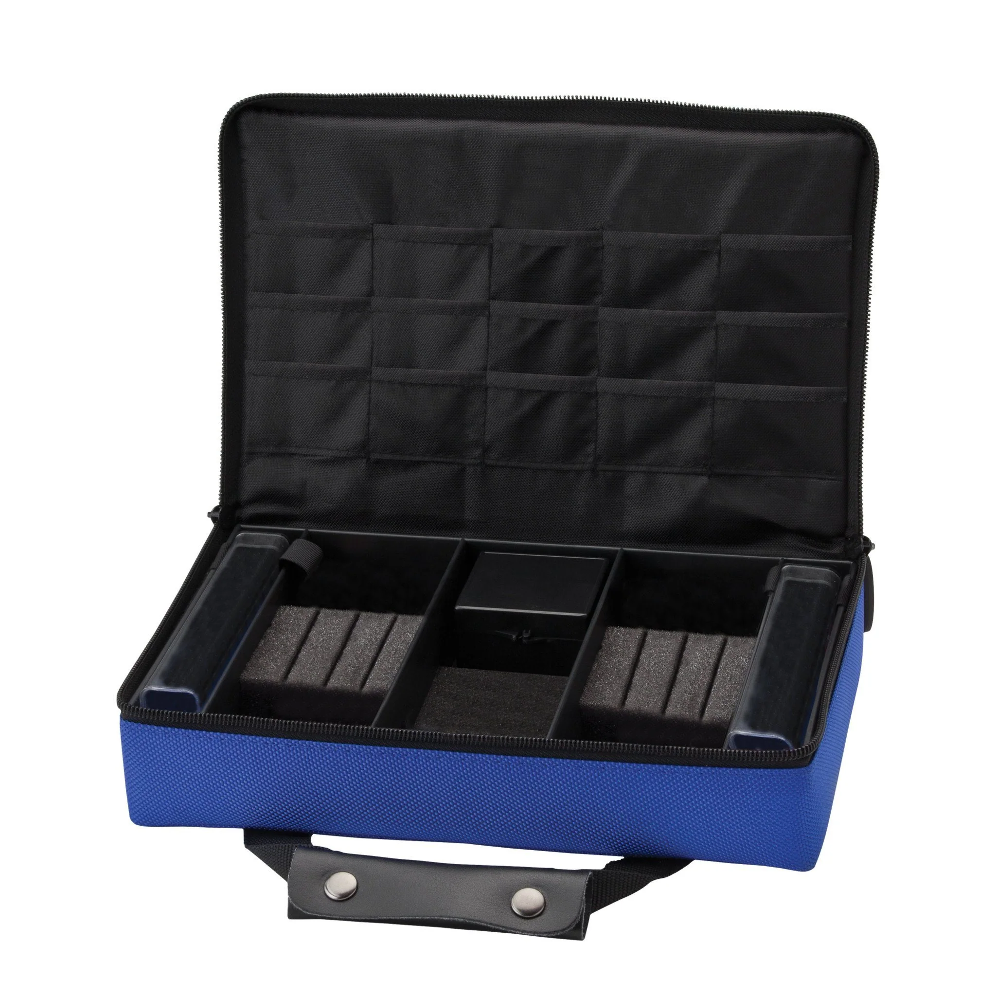 [OPEN BOX]  Casemaster Classic Blue Nylon Dart Case - Image 4