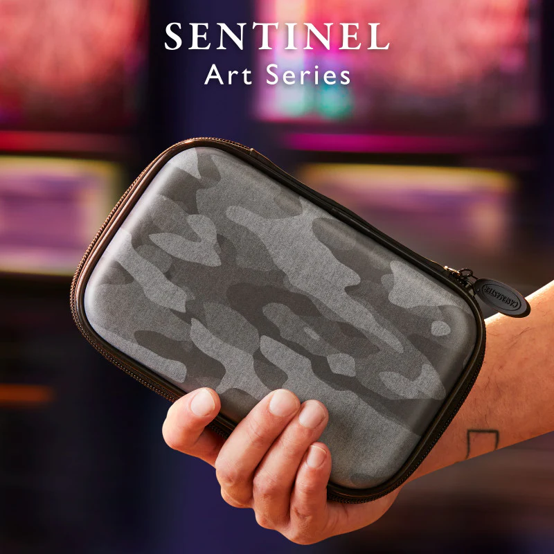 [OPEN BOX]  Casemaster Sentinel Dart Case Black Camo Art Series - Image 4