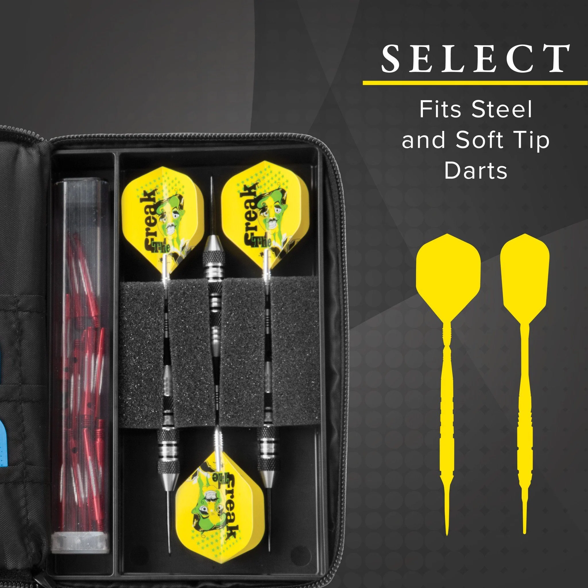 [OPEN BOX]  Casemaster Select Black Nylon Dart Case - Image 4